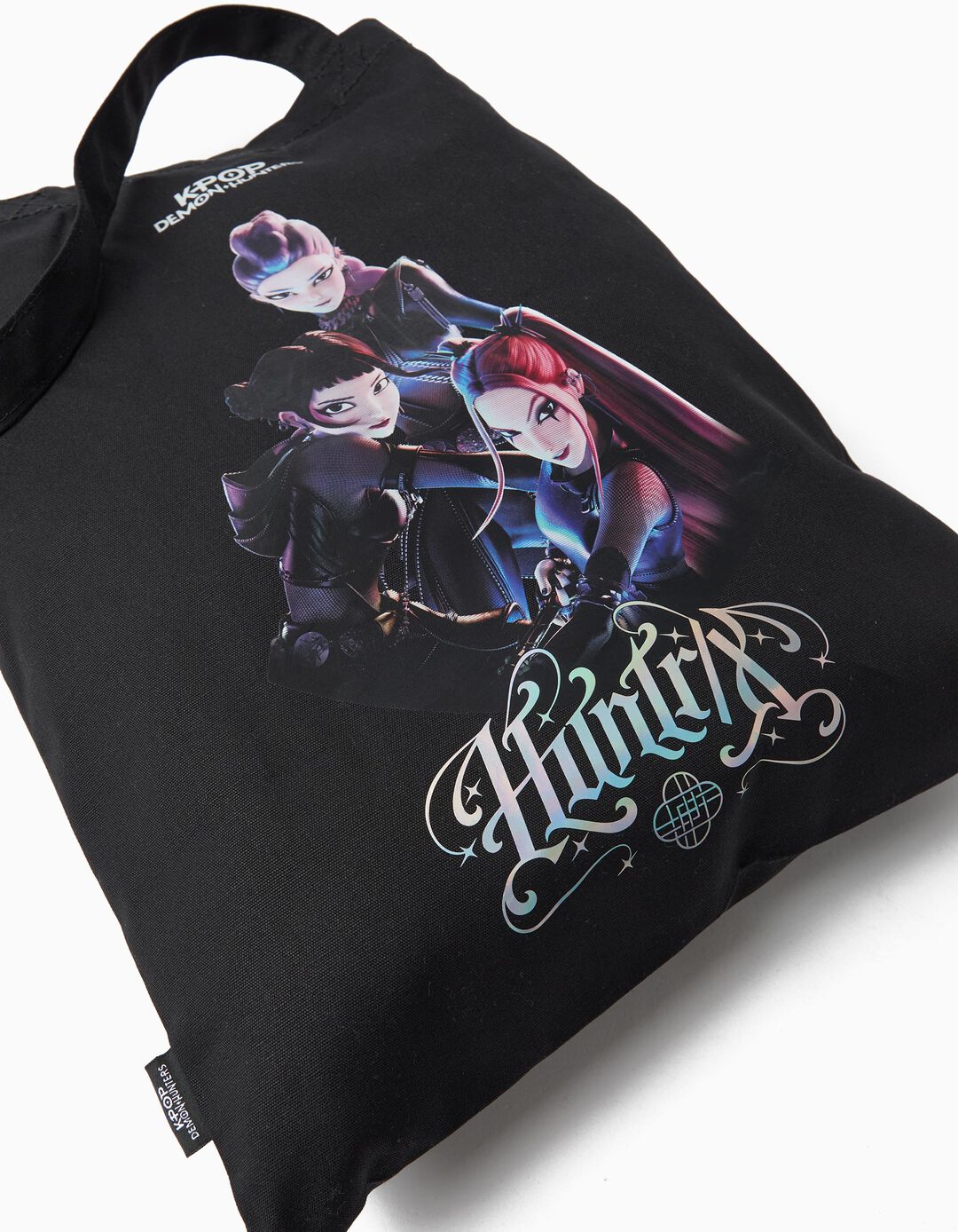 Tote Bag 'K-Pop Demon Hunters', Menina, Preto