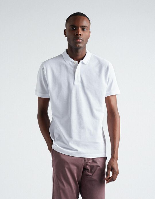 Comprar Online Piquet Polo, Men, White