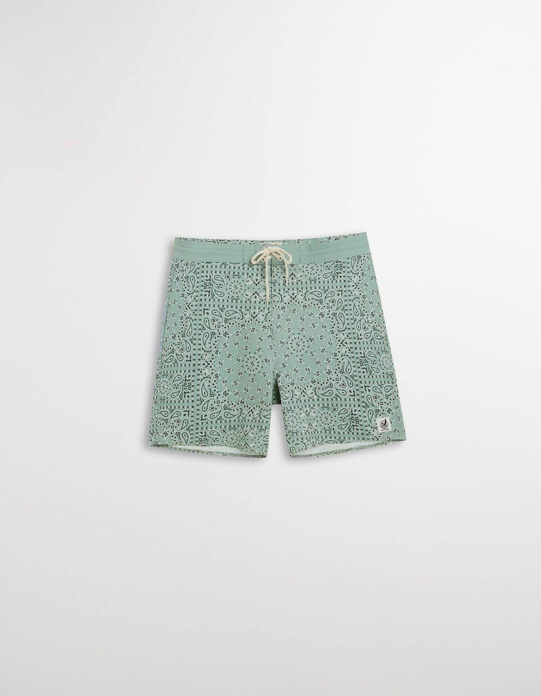 Calções de Banho Estampados, Homem, Verde