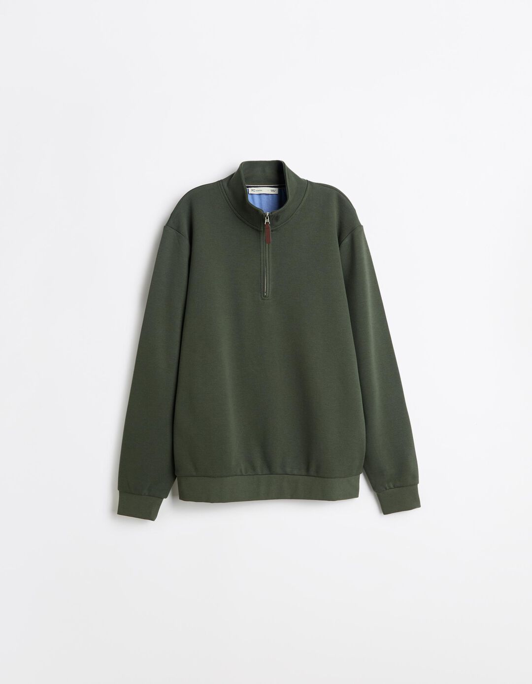 Camisola Com Gola, Homem, Verde Escuro