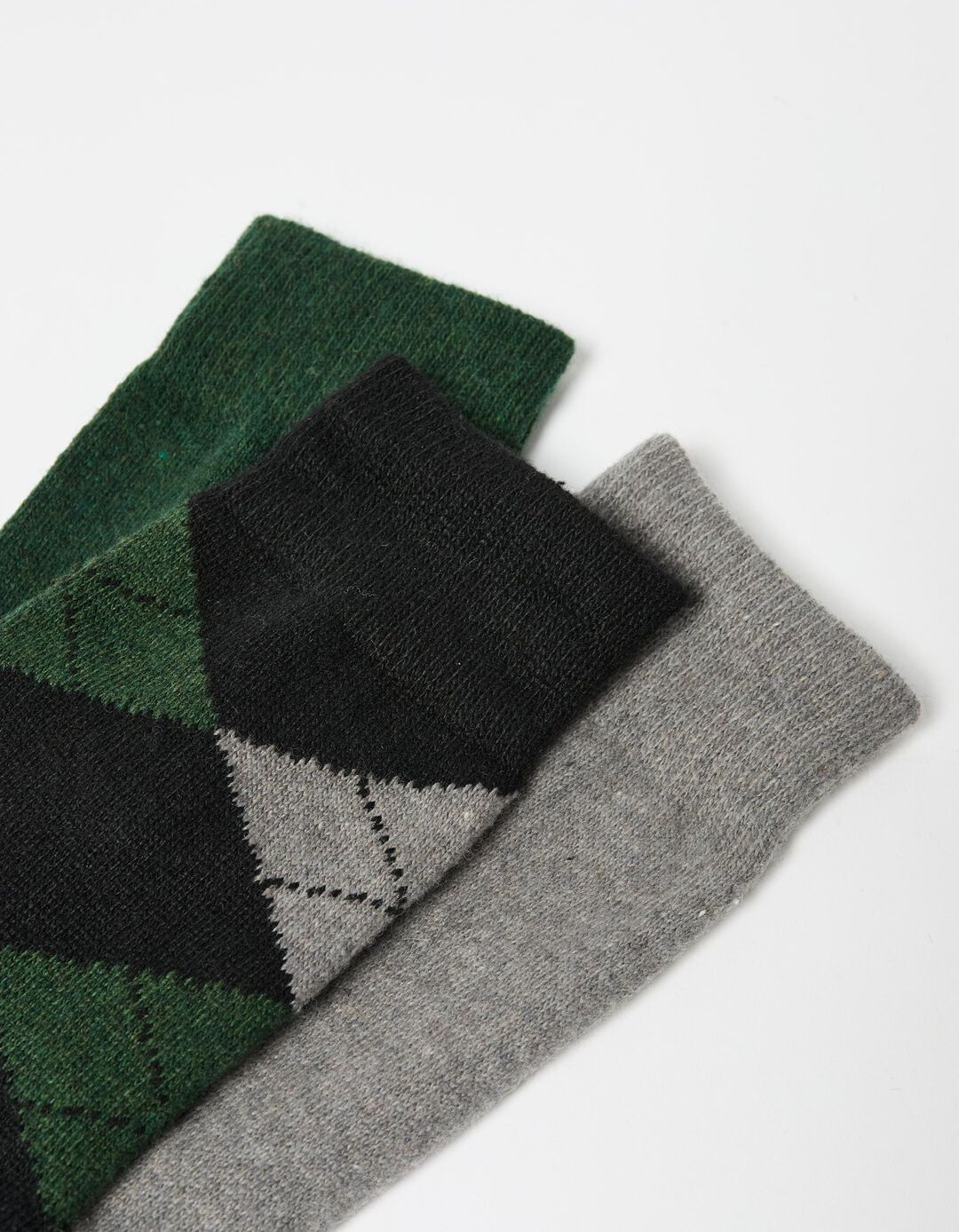 Pack 3 Pares de Meias, Homem, Verde