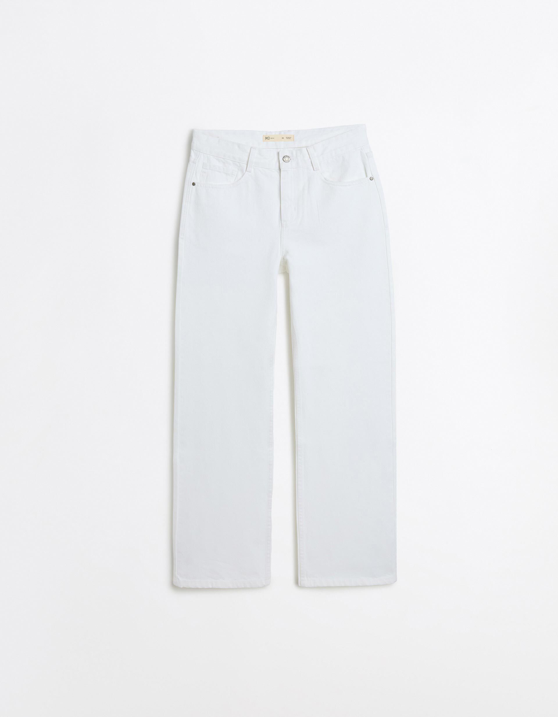 Comprar Online Cal&ccedil;as de Ganga Wide Leg, Mulher, Branco