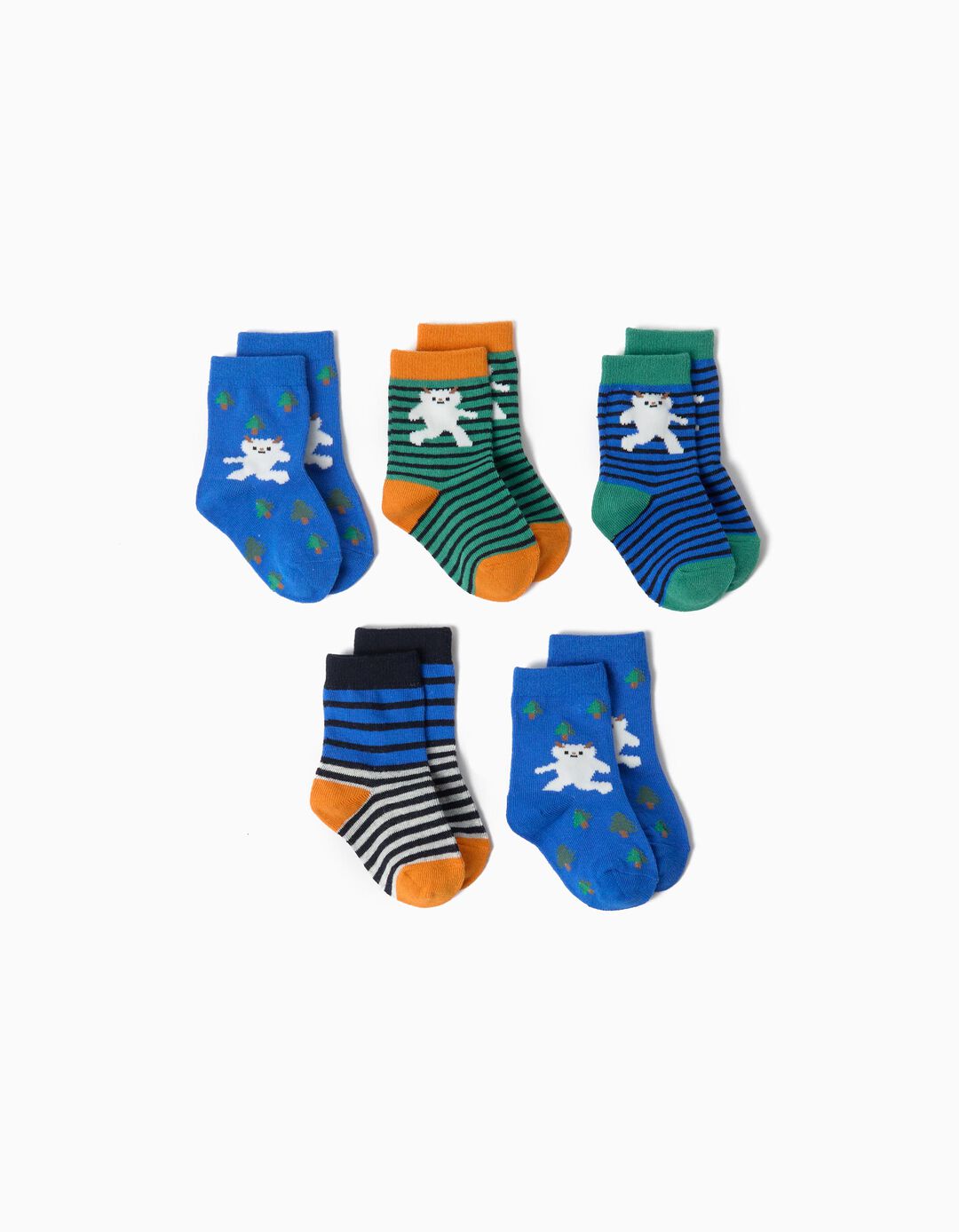 Pack 5 Pares De Meias, Menino, Multicolor