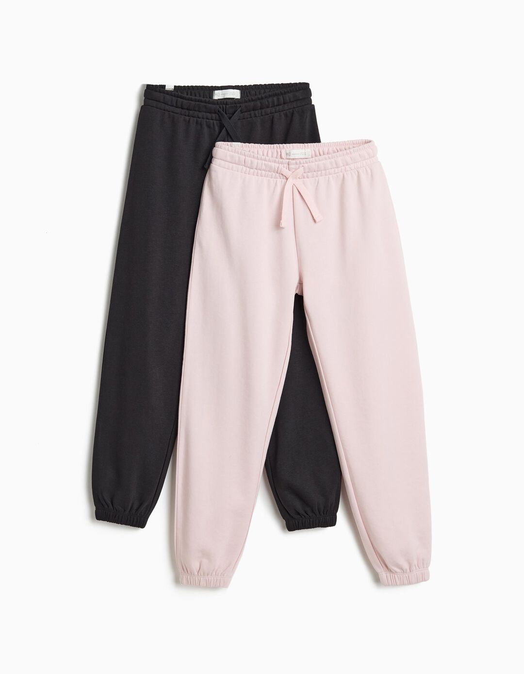 Pack 2 Joggings De Felpa, Menina, Rosa Claro