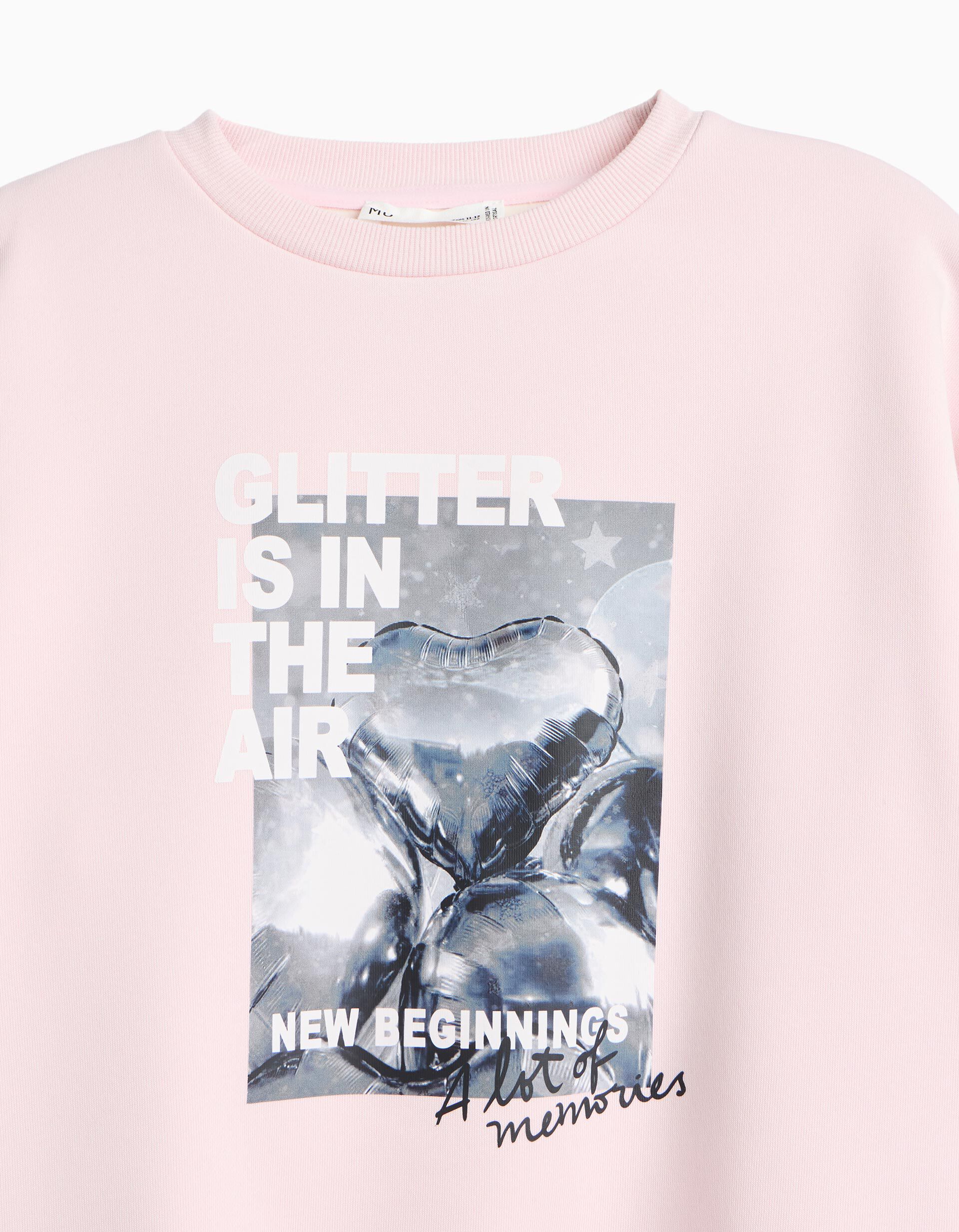 Comprar Online Sweatshirt, Menina, Rosa Claro