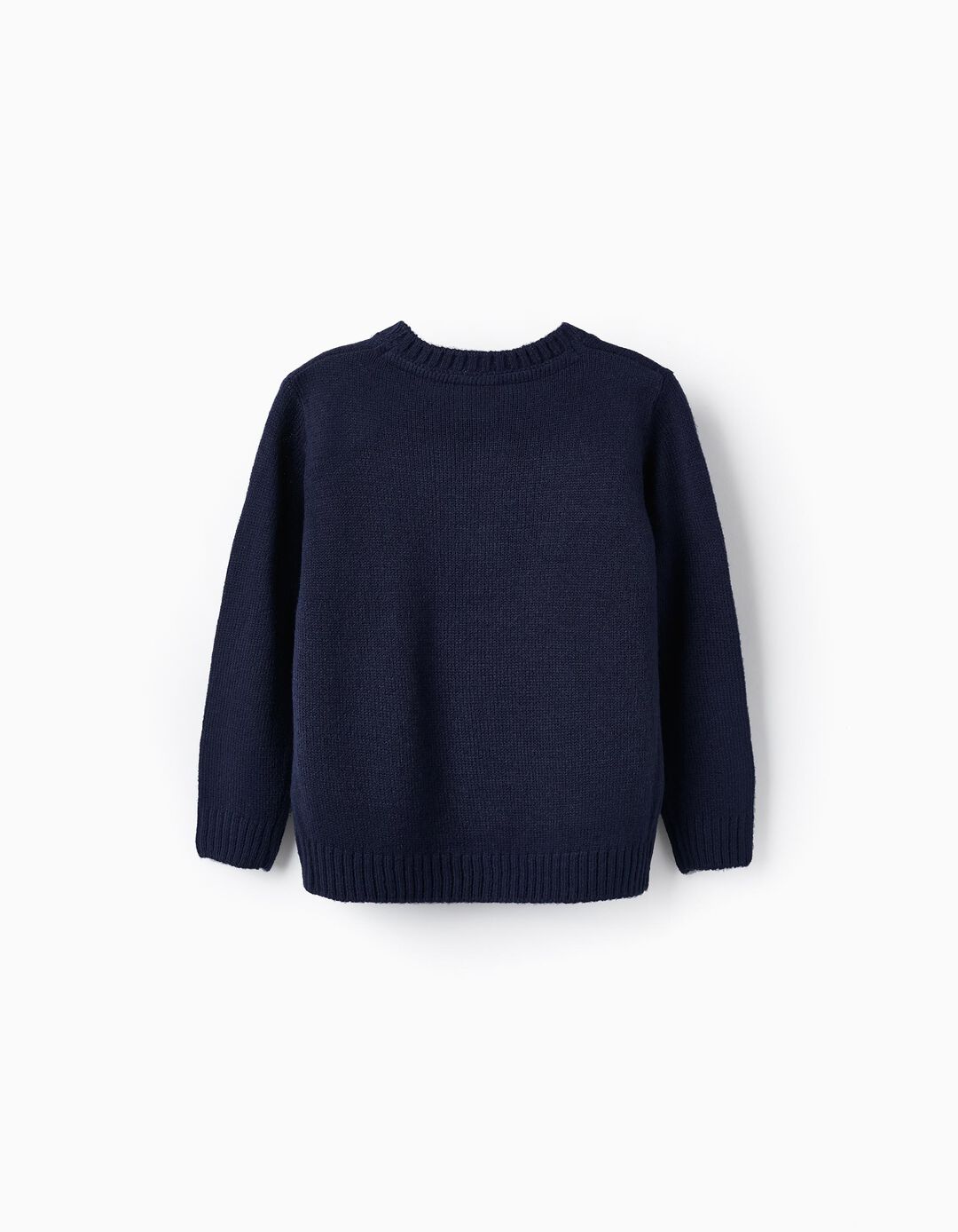Thick Knit Sweater for Children 'Polar Bear', Dark Blue