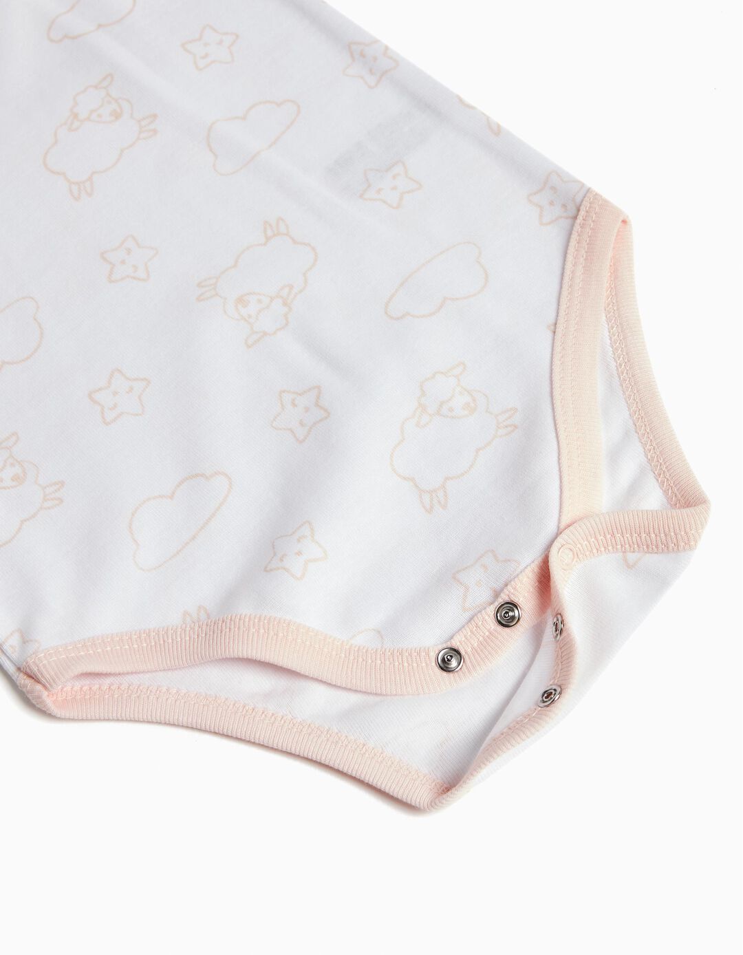 Pack 5 Short Sleeve Bodies, Baby Girl, Multicolor