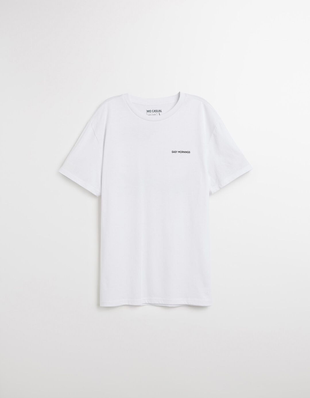 T-shirt Print, Homem, Branco