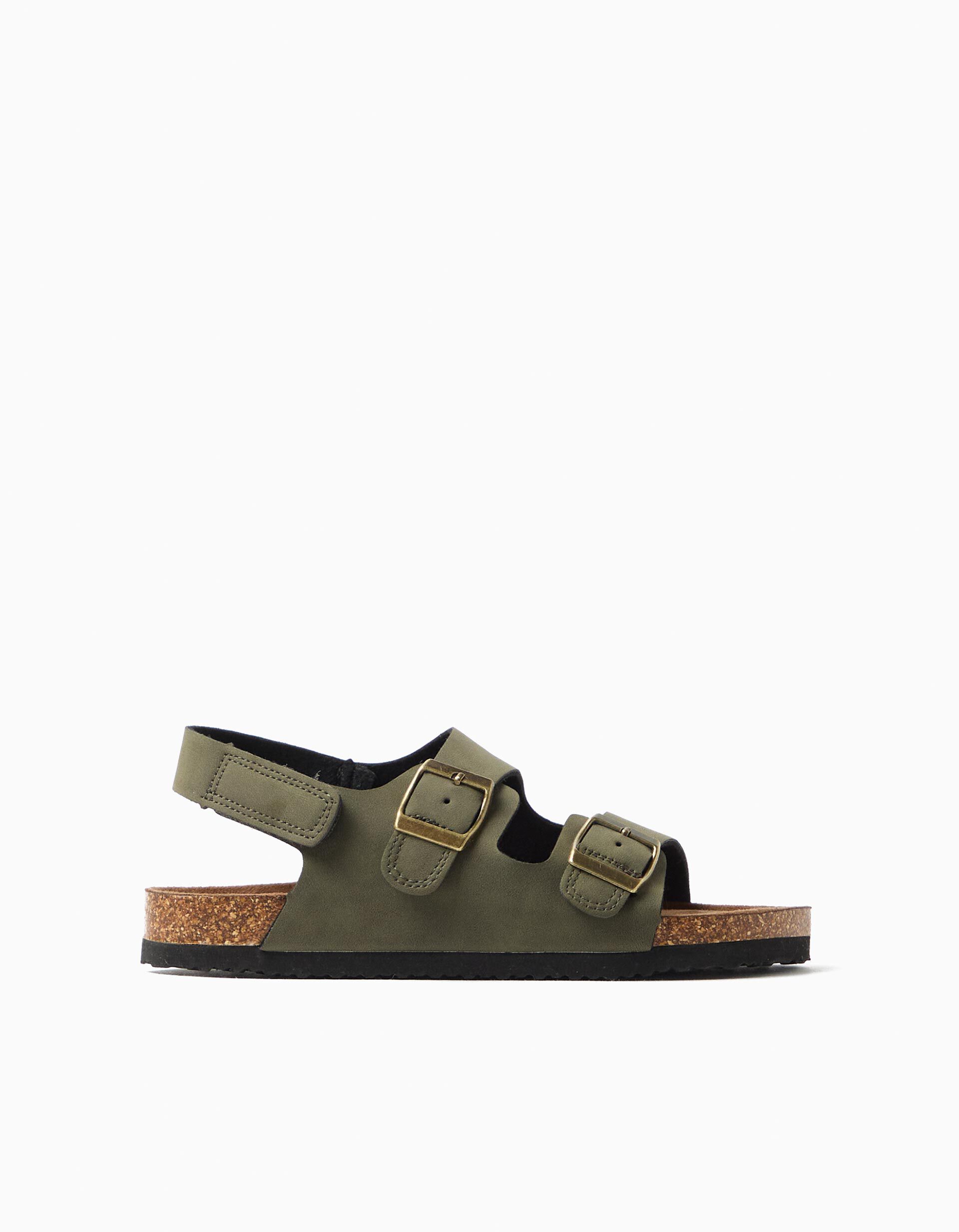 Comprar Online Sand&aacute;lias, Crian&ccedil;a, Verde Escuro