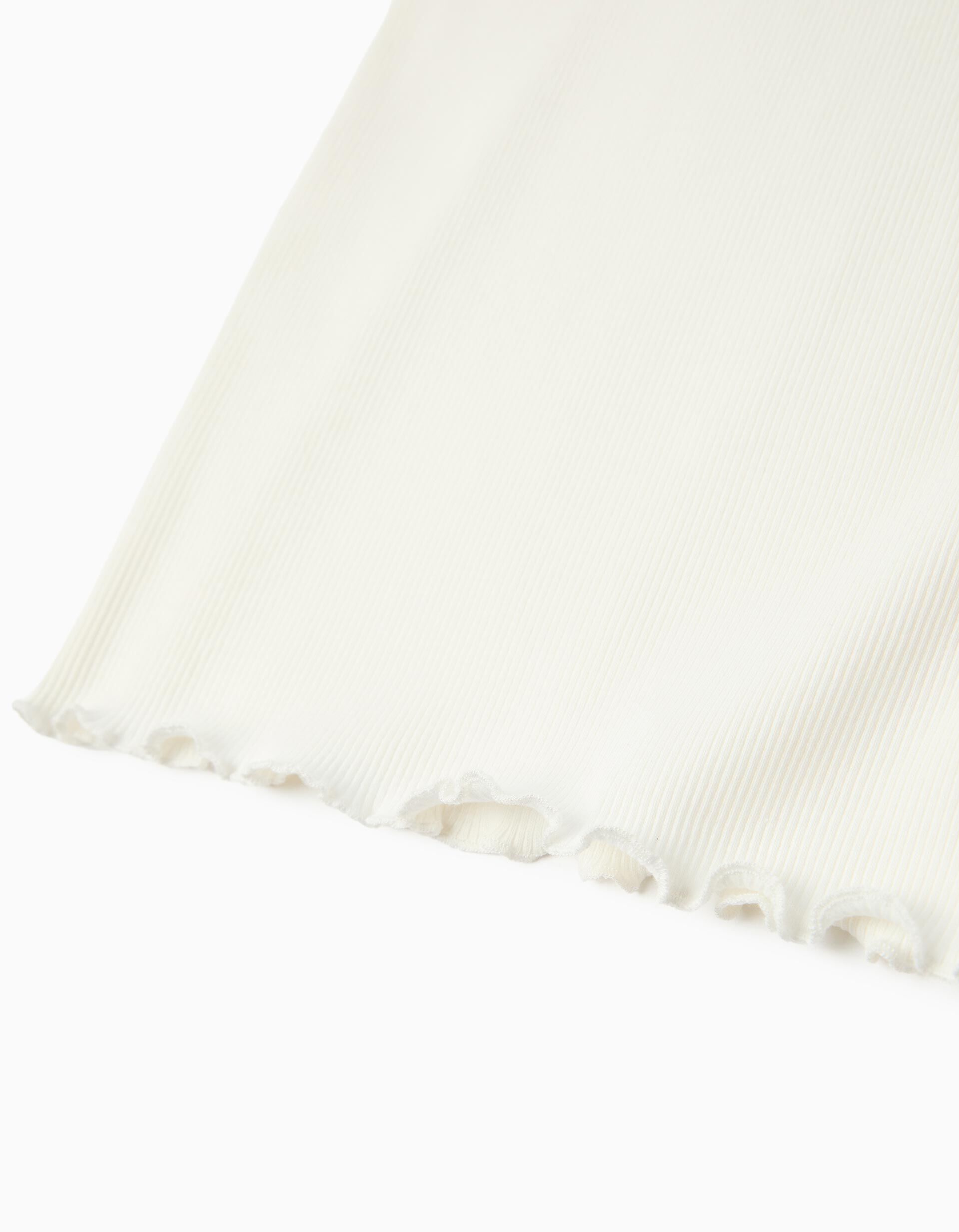Comprar Online Top Canelado, Menina, Branco