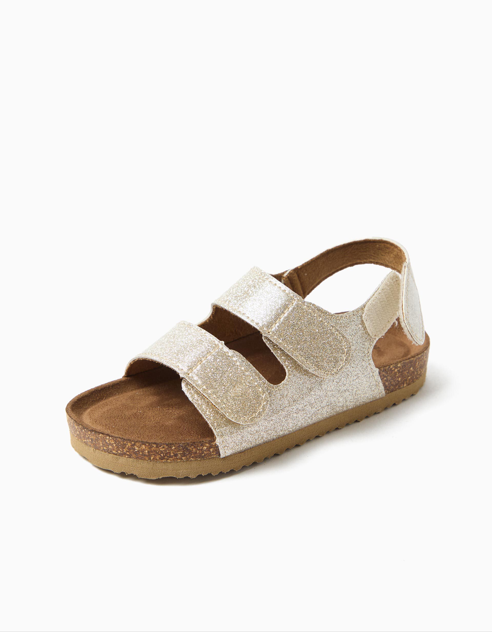 Comprar Online Sand&aacute;lias Brilhantes, Menina, Dourado