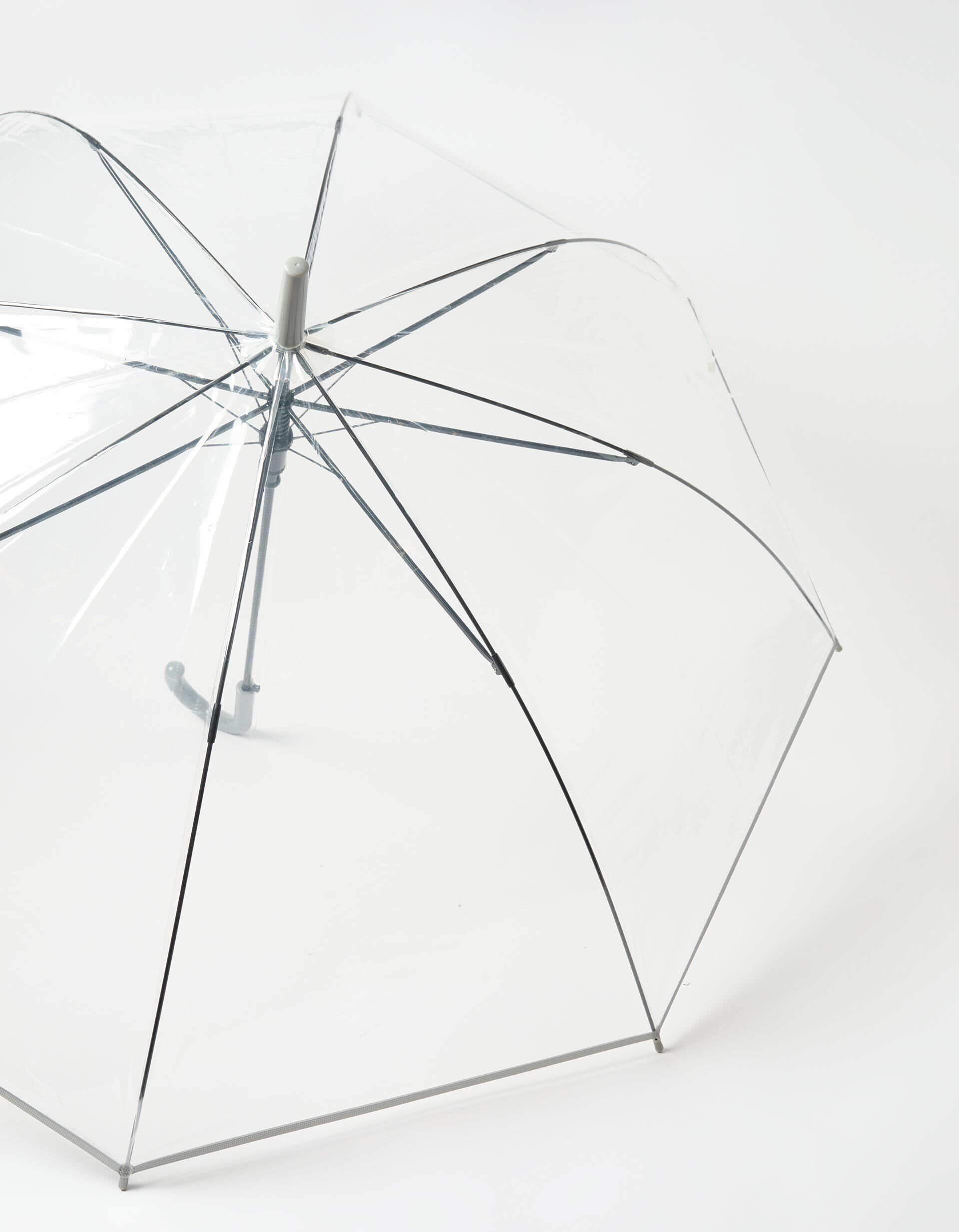 Comprar Online Guarda-chuva Transparente, Mulher, Cinzento