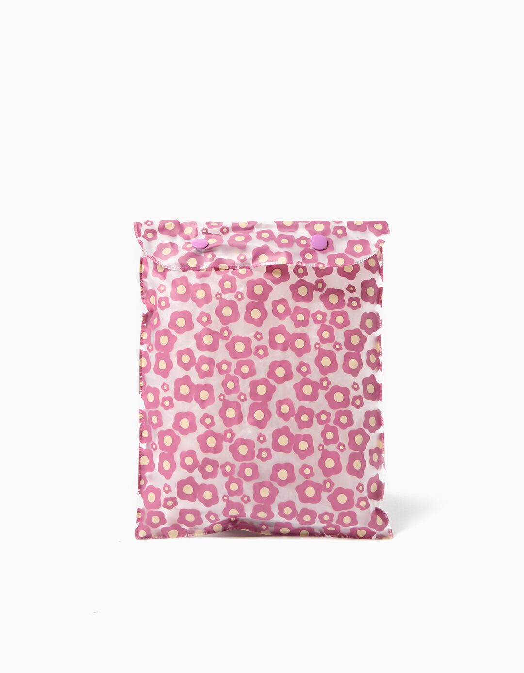 Casaco Impermeável com Capuz, Menina, Rosa
