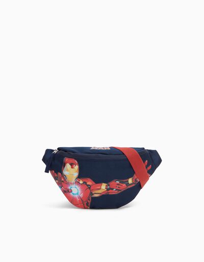 Bolsa de Cintura 'Iron Man', Menino, Azul Escuro