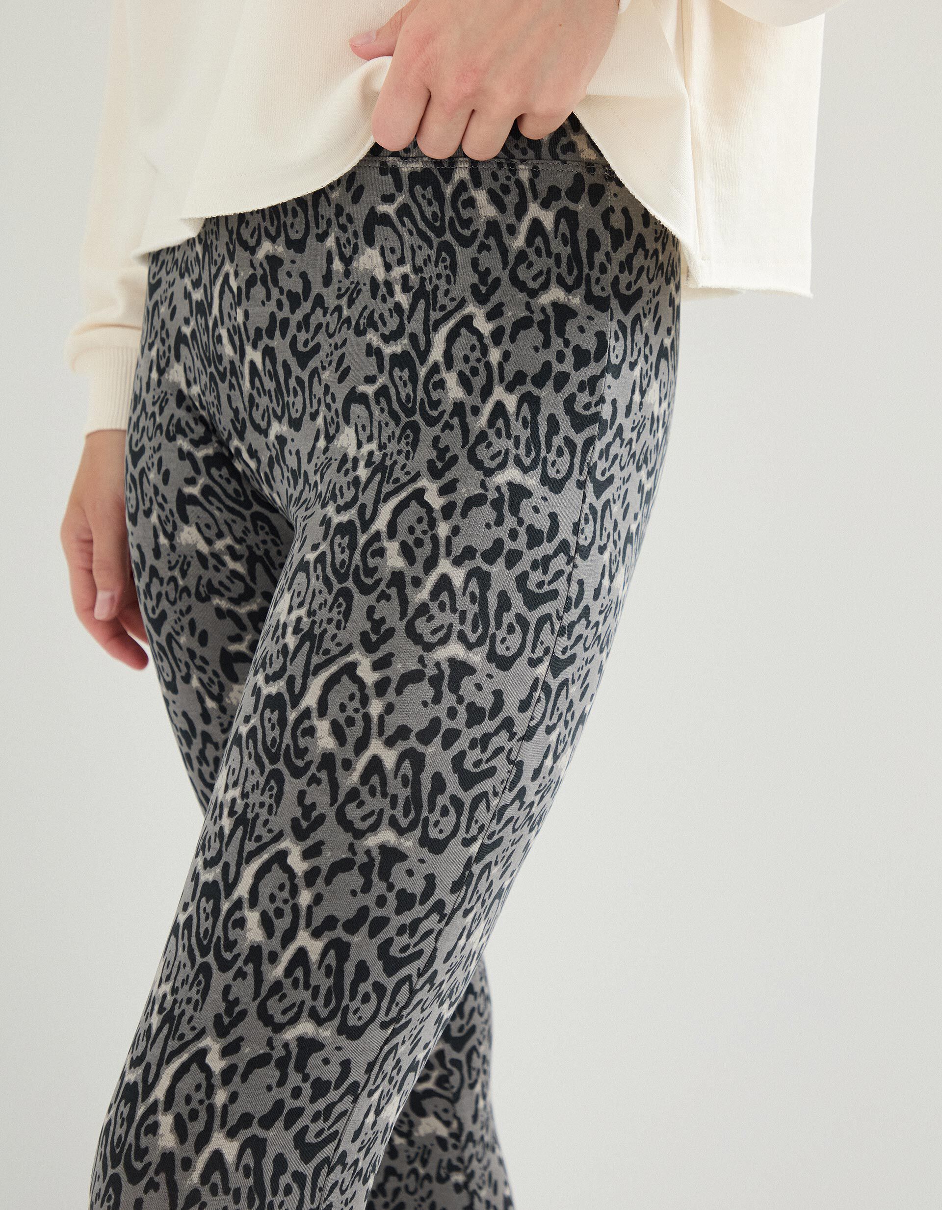 Comprar Online Leggings Estampados, Mulher, Cinzento Escuro 