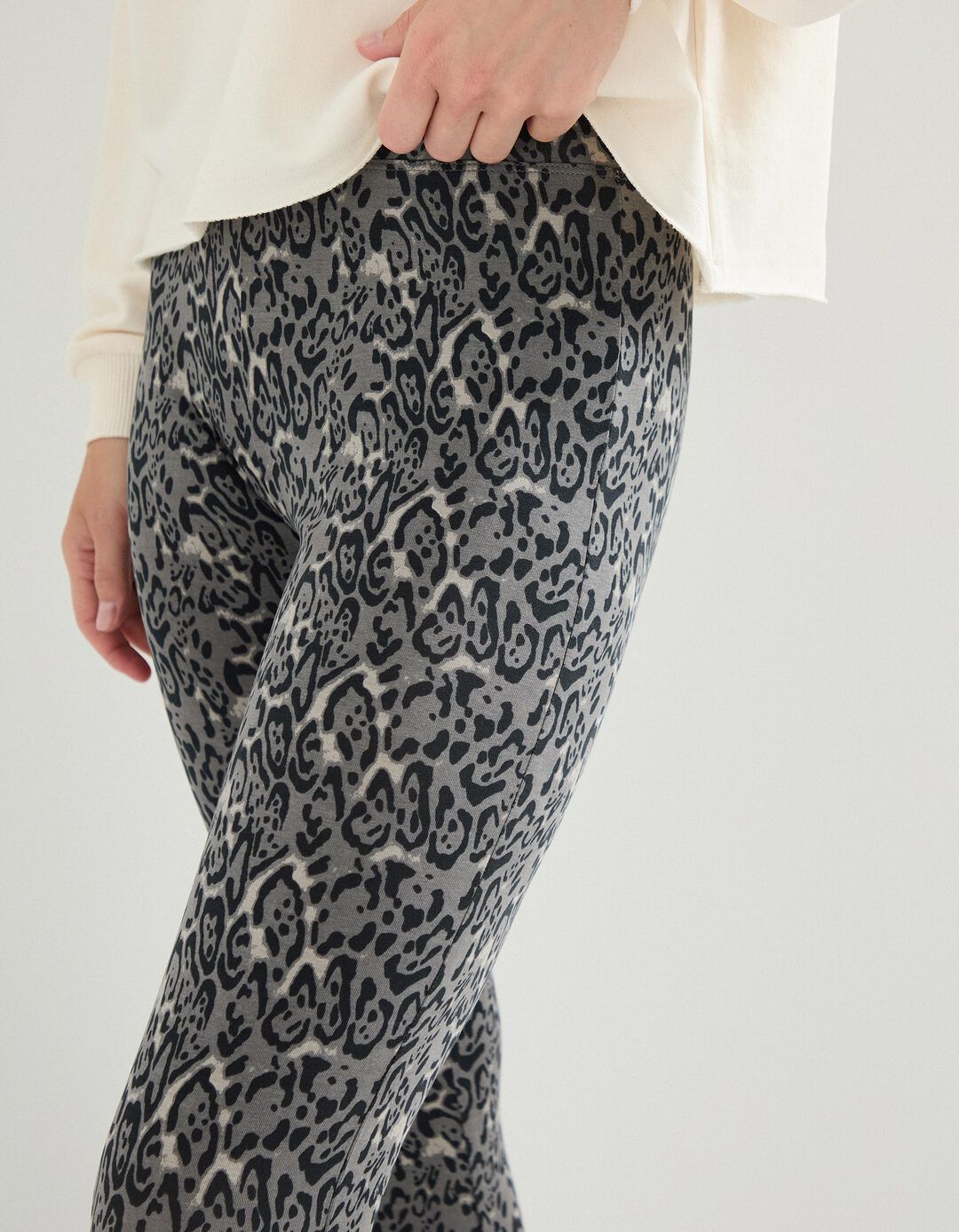 Leggings Estampados, Mulher, Cinzento Escuro 