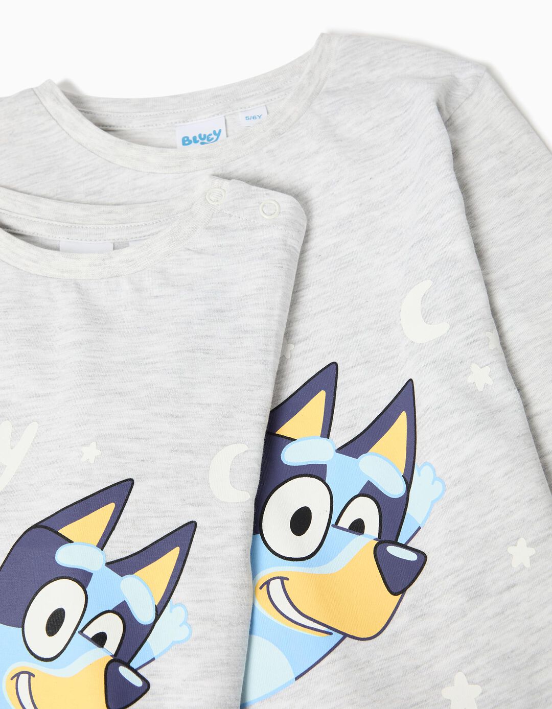 Pijama 'Bluey', Menino, Cinzento Claro