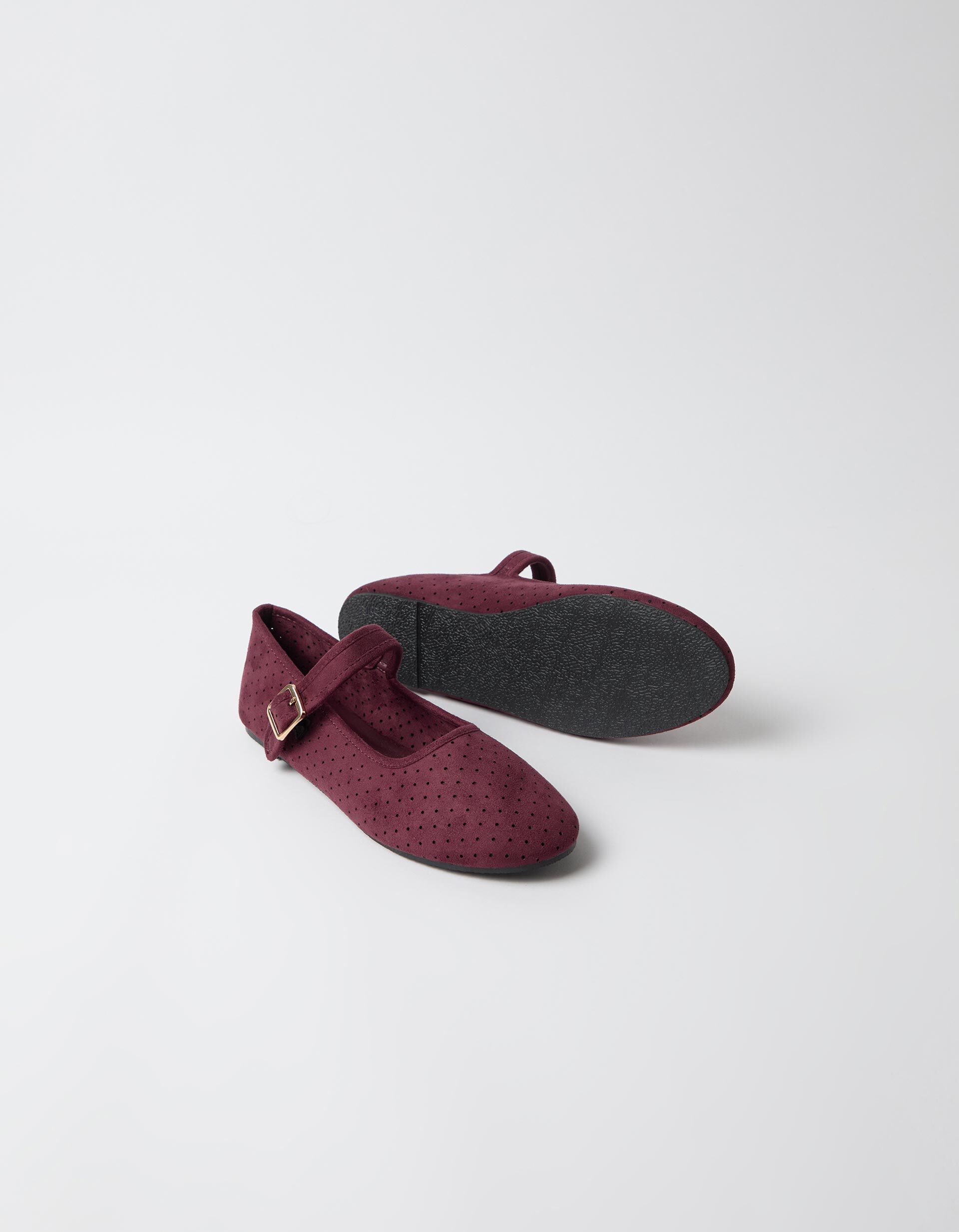 Comprar Online Sabrinas Rasas, Mulher, Vermelho Escuro