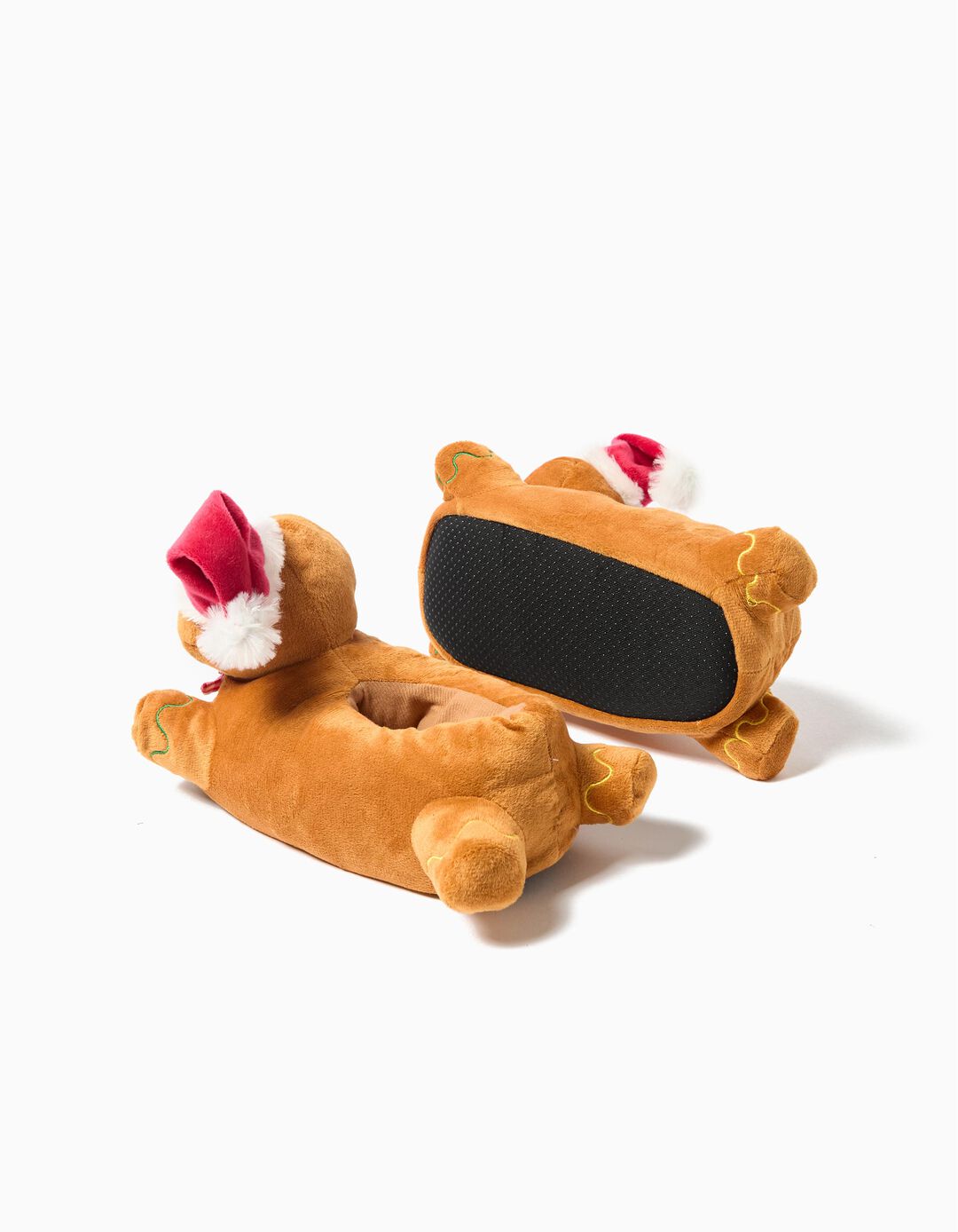 Chinelos de Quarto de Natal, Menina, Bege