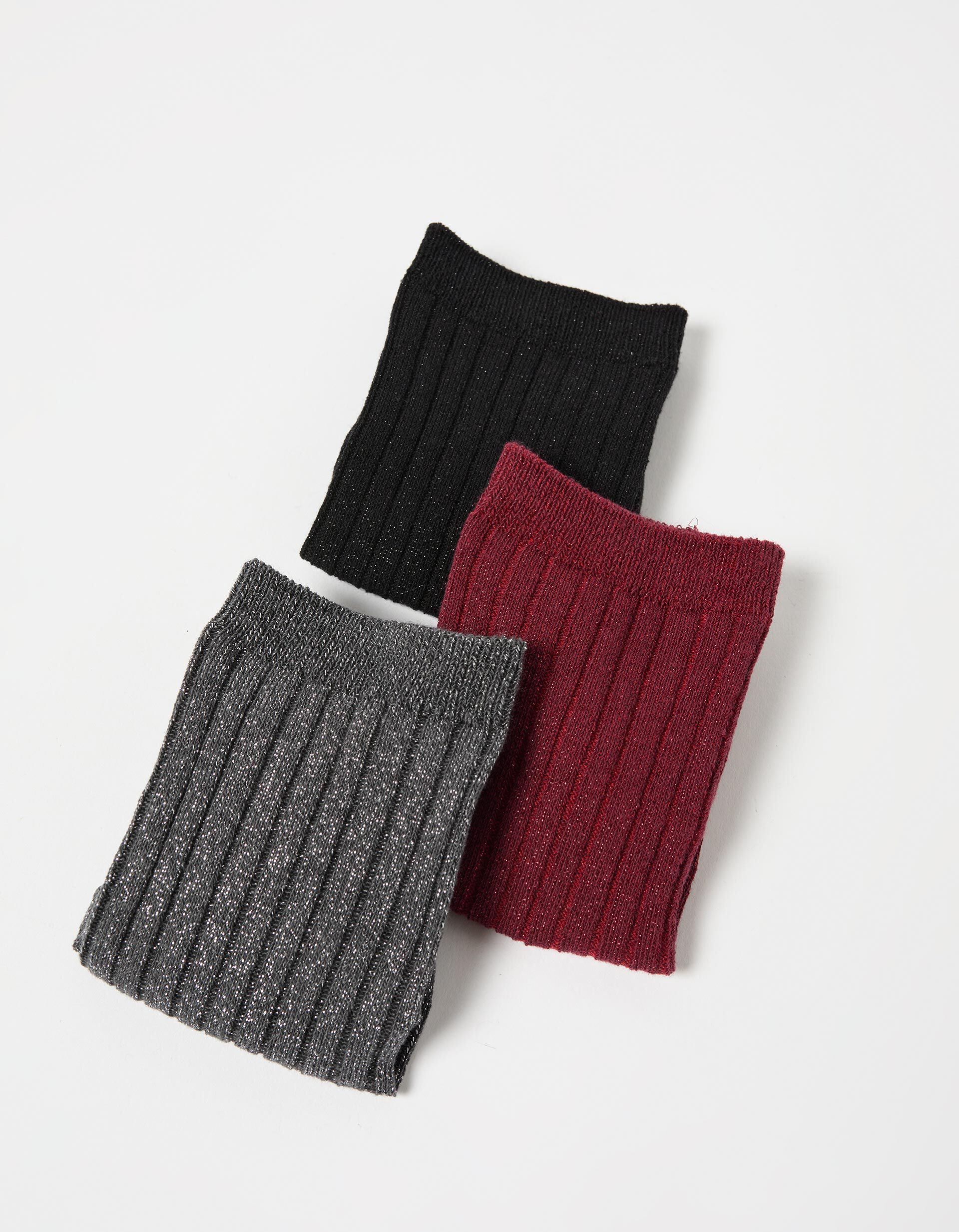 Comprar Online Pack 3 Pares de Meias, Mulher, Multicor 