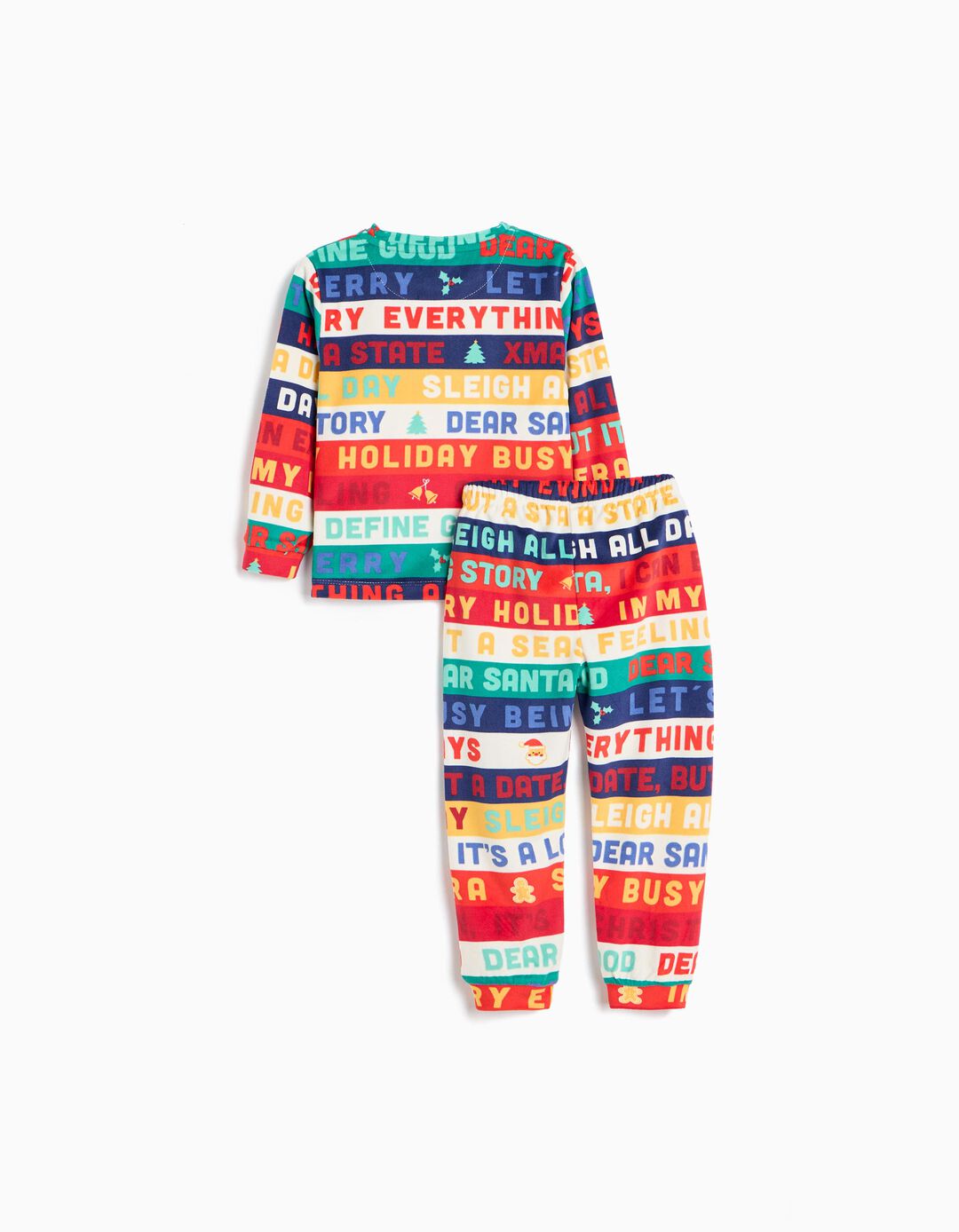 Pijama De Natal Em Veludo, Beb&eacute;, Vermelho