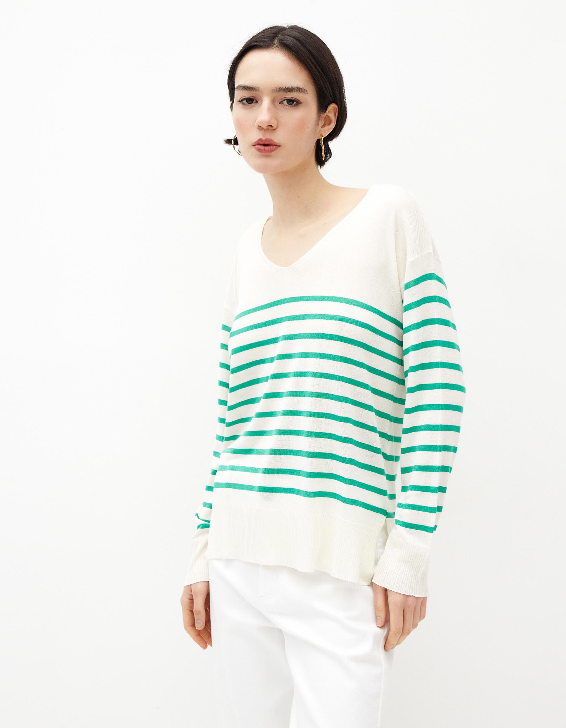 Comprar Online Camisola Malha Fina, Mulher, Verde 