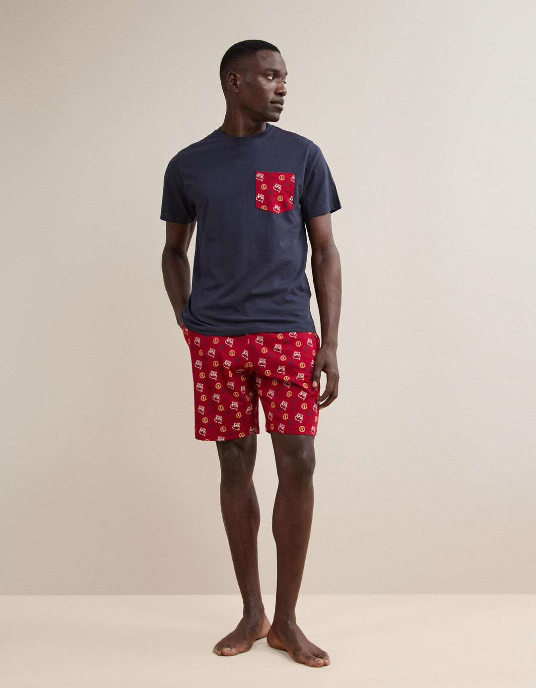 Pijama Jersey, Homem, Azul Escuro