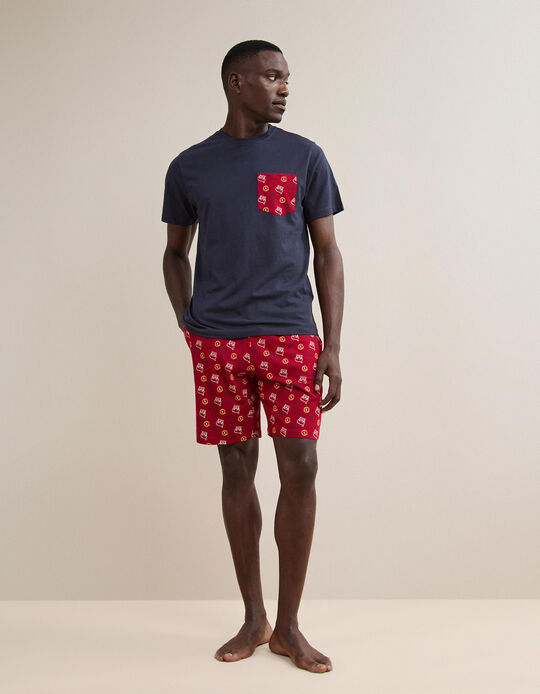 Comprar Online Pijama Jersey, Homem, Azul Escuro