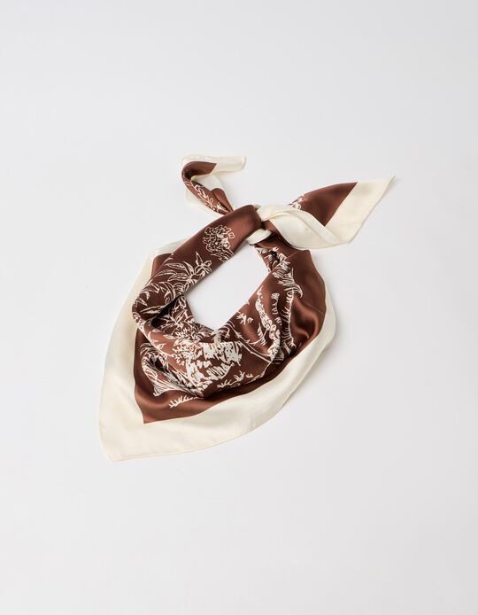 Comprar Online Len&ccedil;o Bicolor, Mulher, Castanho
