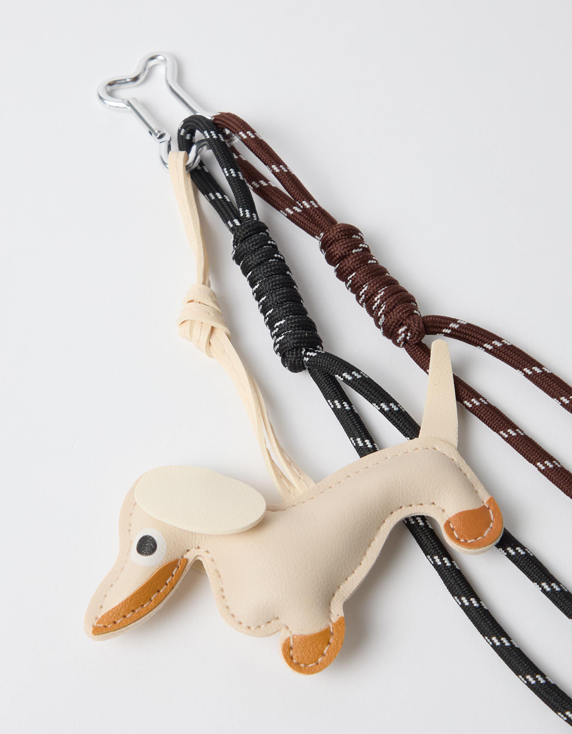 Comprar Online Porta-Chaves Charm C&atilde;o, Bege