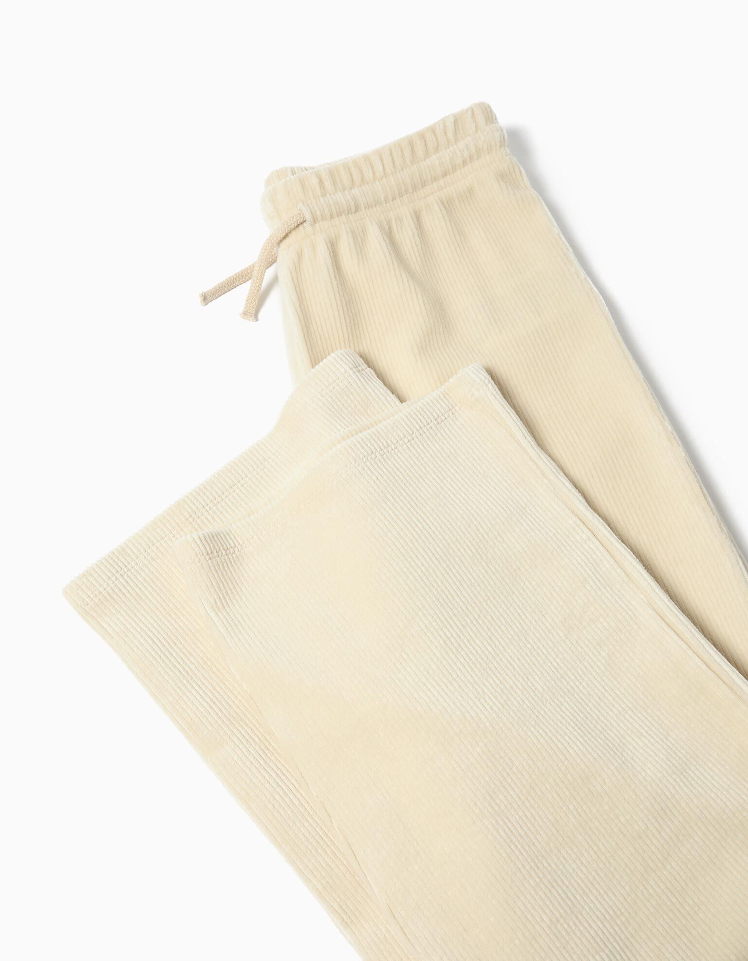 Comprar Online Cal&ccedil;as de Veludo, Menina, Bege Claro