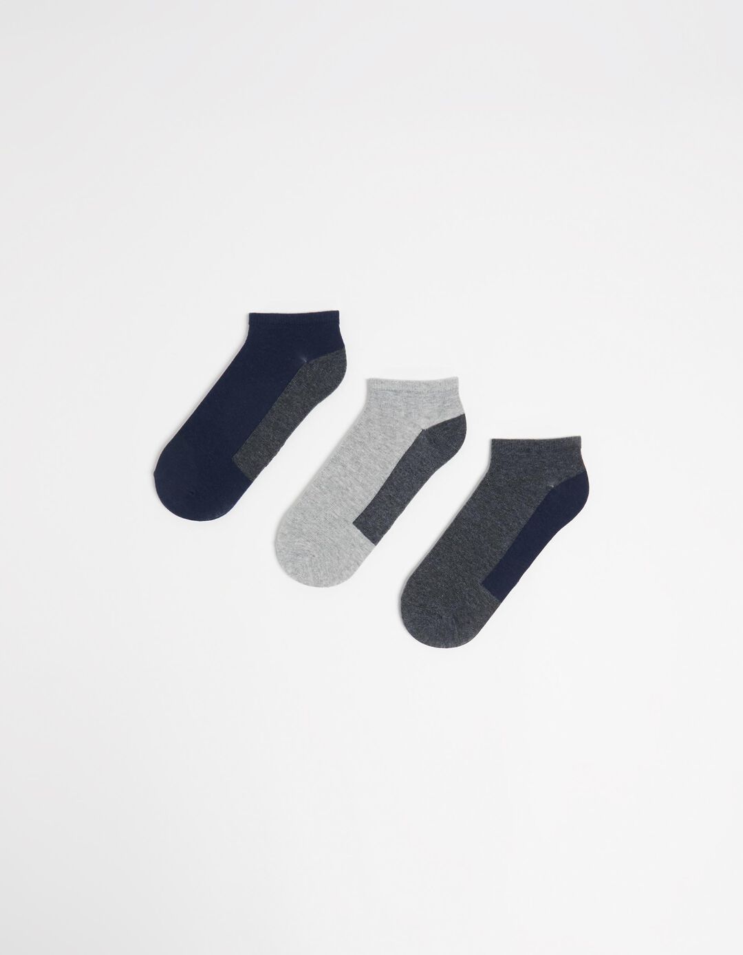 Pack 3 Pairs of Ankle Socks, Men, Multicolor