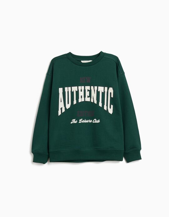 Comprar Online Sweatshirt de Felpa, Menino, Verde