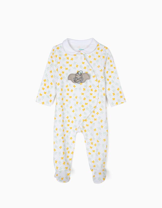Babygrow para Beb&eacute; Menina 'Dumbo', Branco
