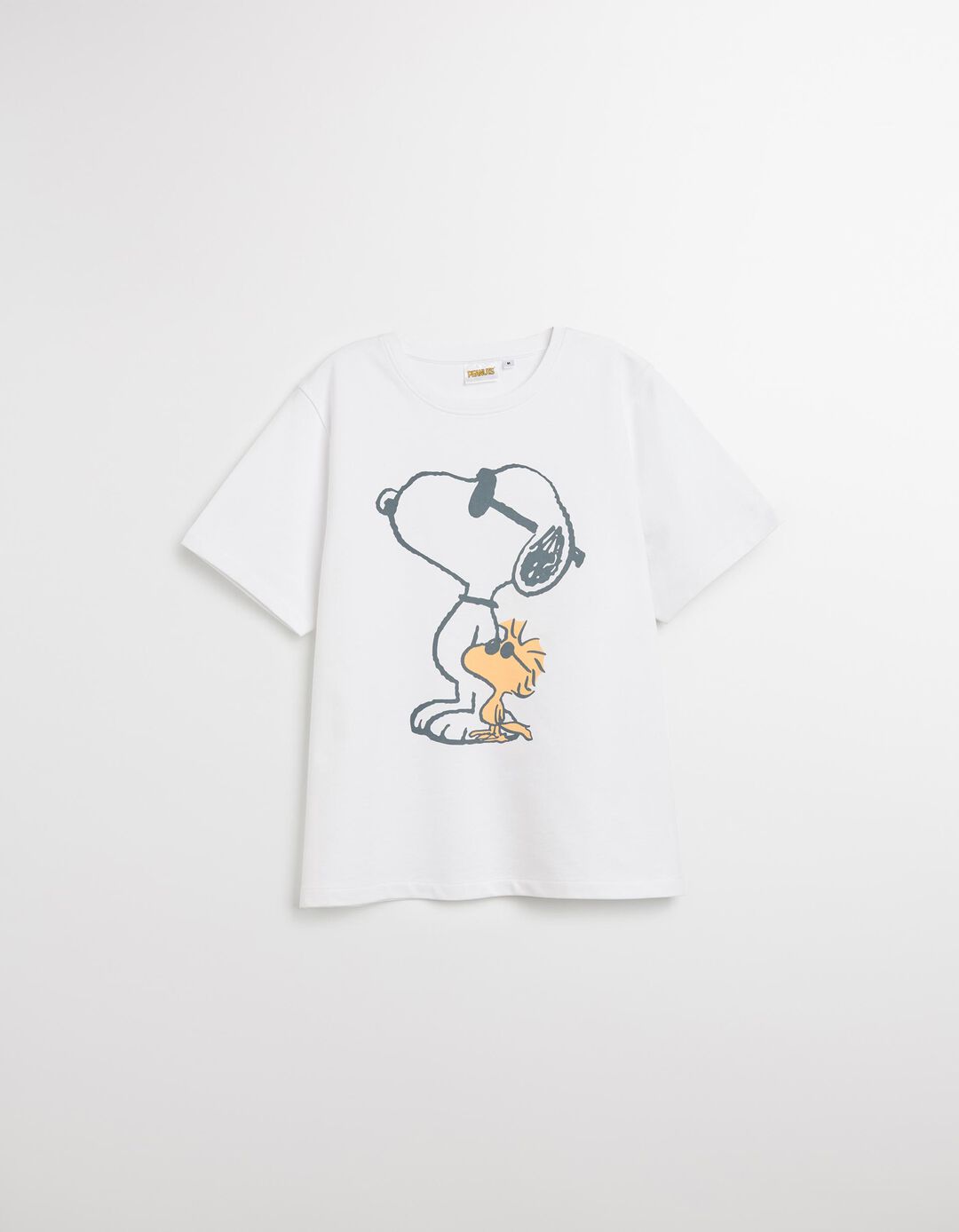 T-shirt 'Snoopy', Mulher, Branco