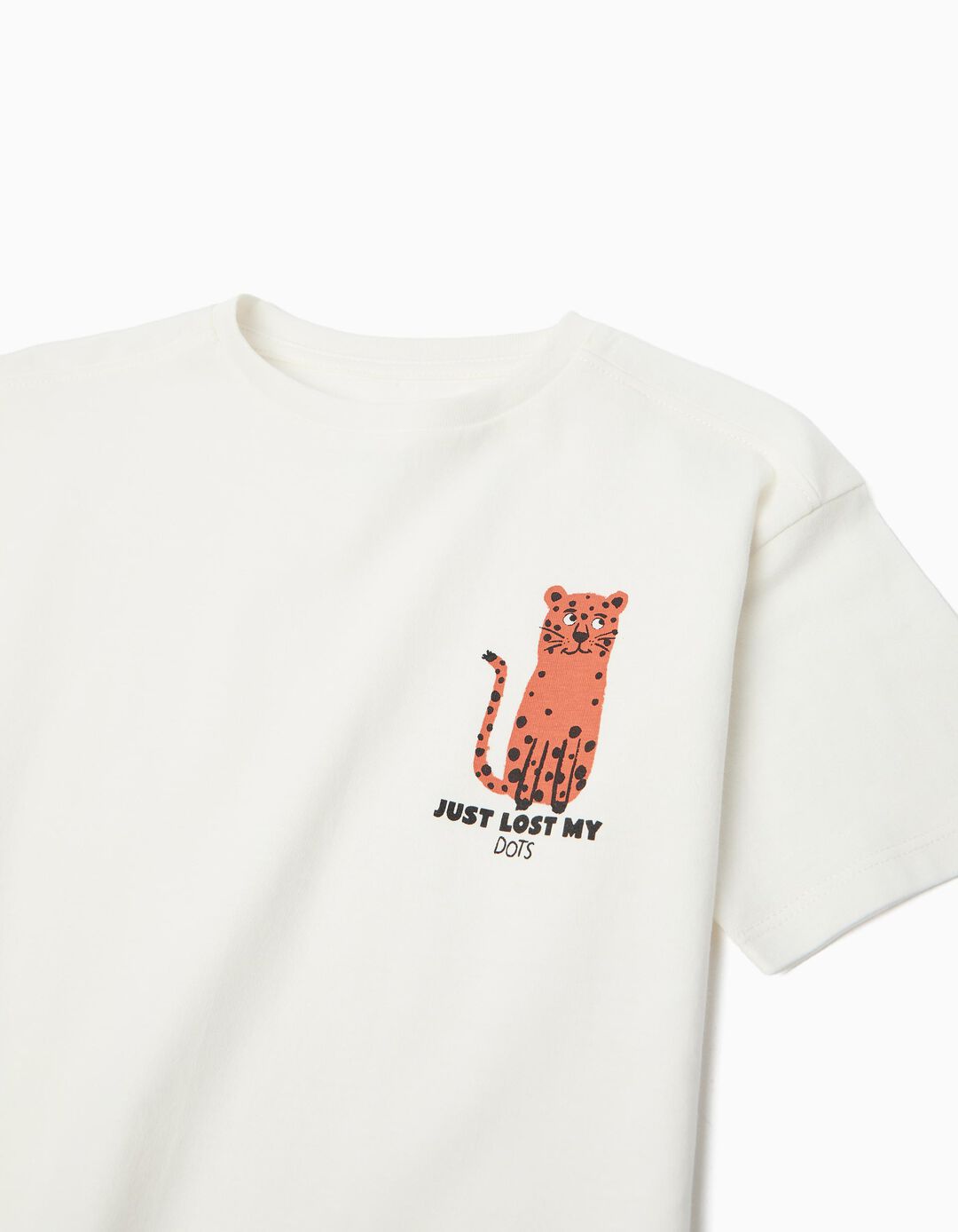 T-shirt Estampada, Menino, Branco