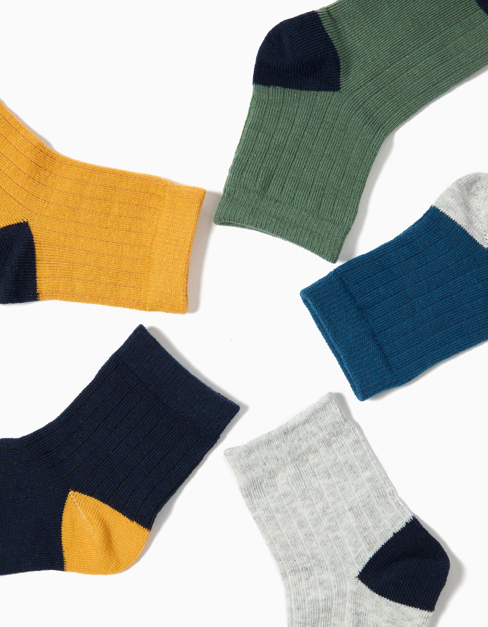 Comprar Online Pack 5 Pares de Meias, Menino, Multicolor
