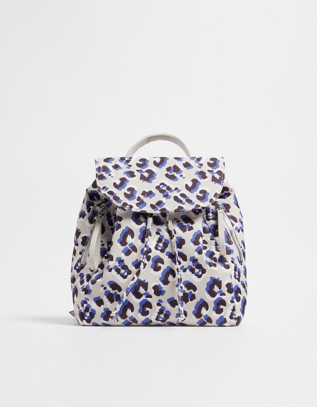 Printed Nylon Backpack, Women, Multicolor