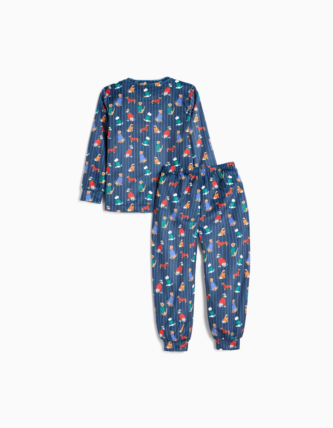 Pijama Aveludado, Beb&eacute;, Azul Escuro