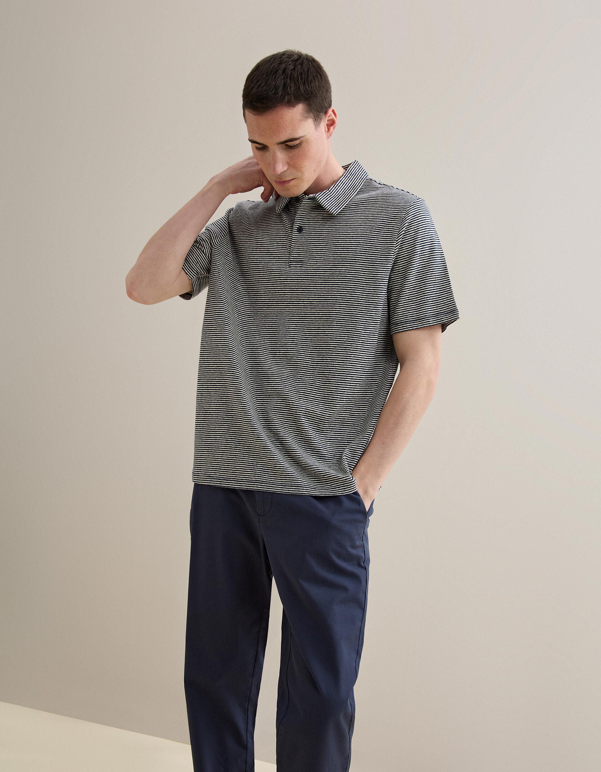 Comprar Online Polo Jersey, Homem, Azul Escuro