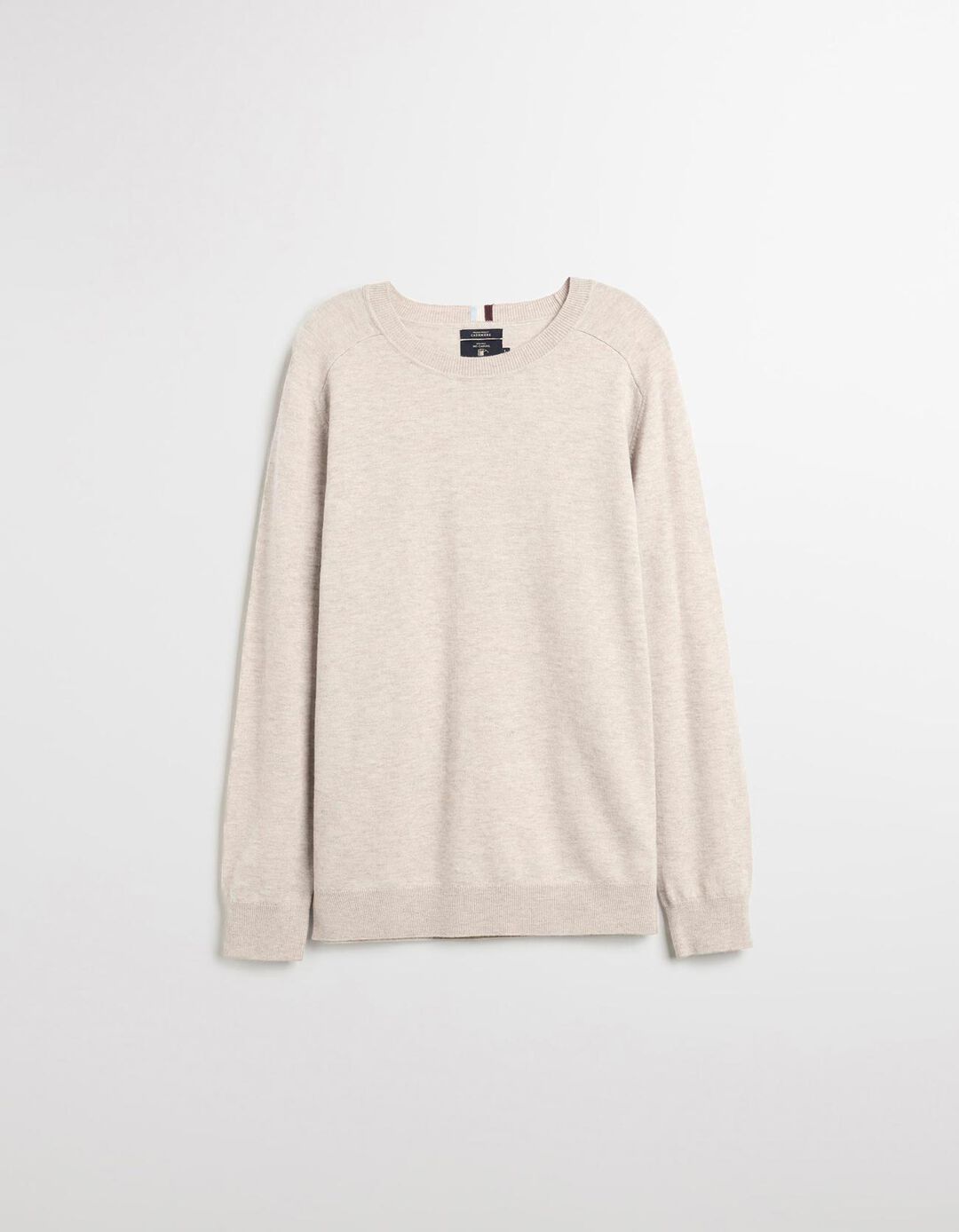 Camisola com Caxemira, Homem, Bege