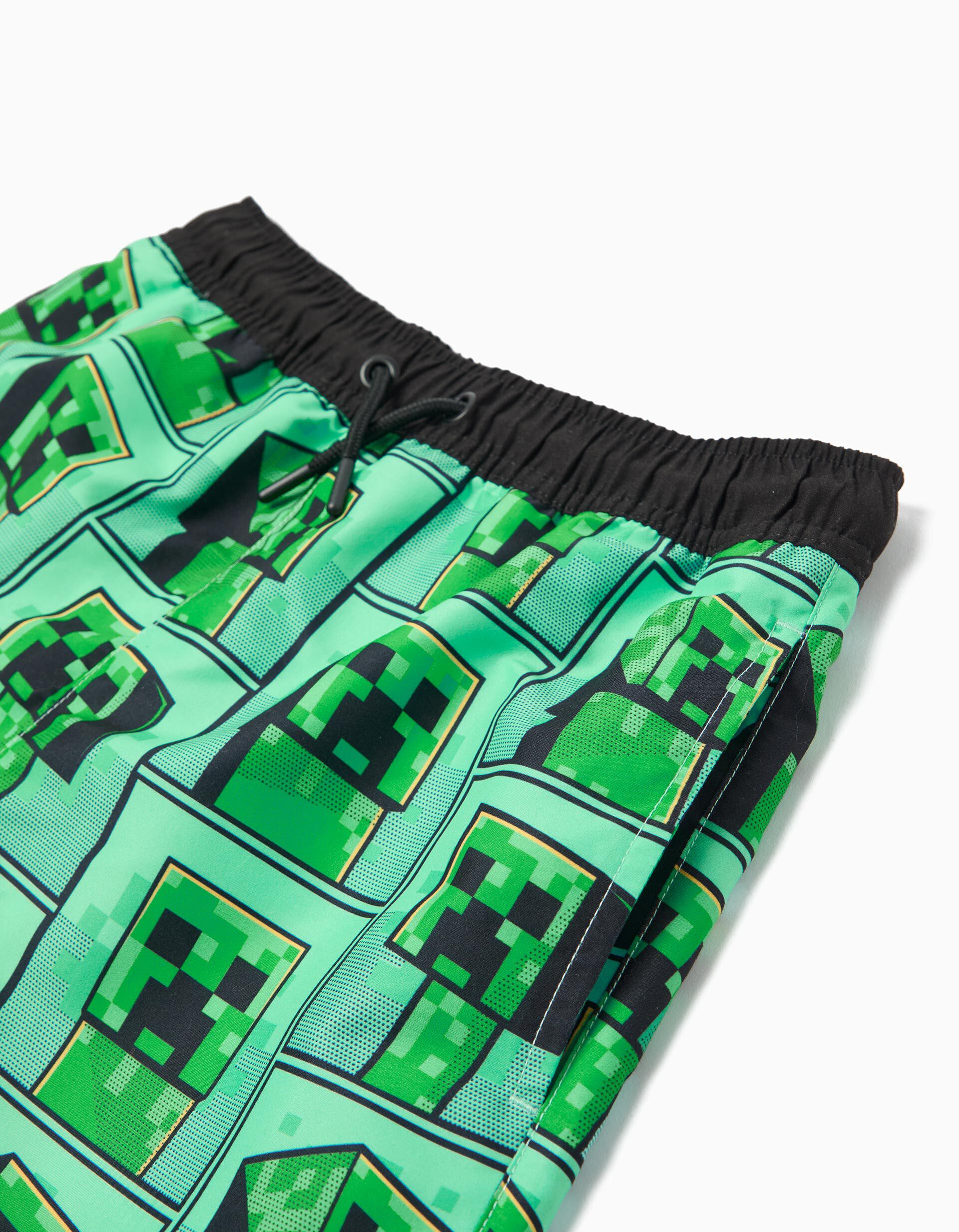 Comprar Online Cal&ccedil;&otilde;es de Banho 'Minecraft', Menino, Preto