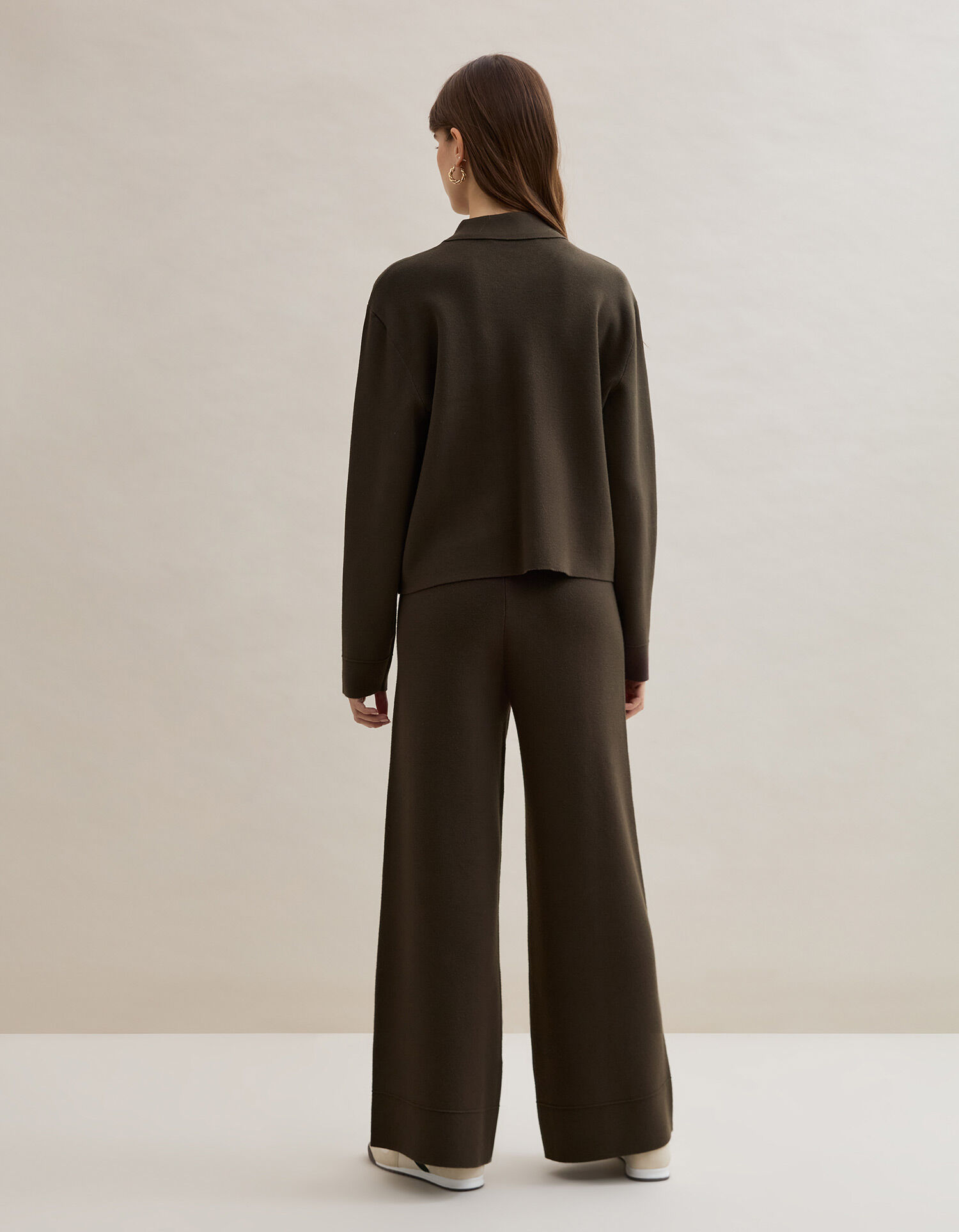 Comprar Online Casaco de Malha, Mulher, Castanho Escuro