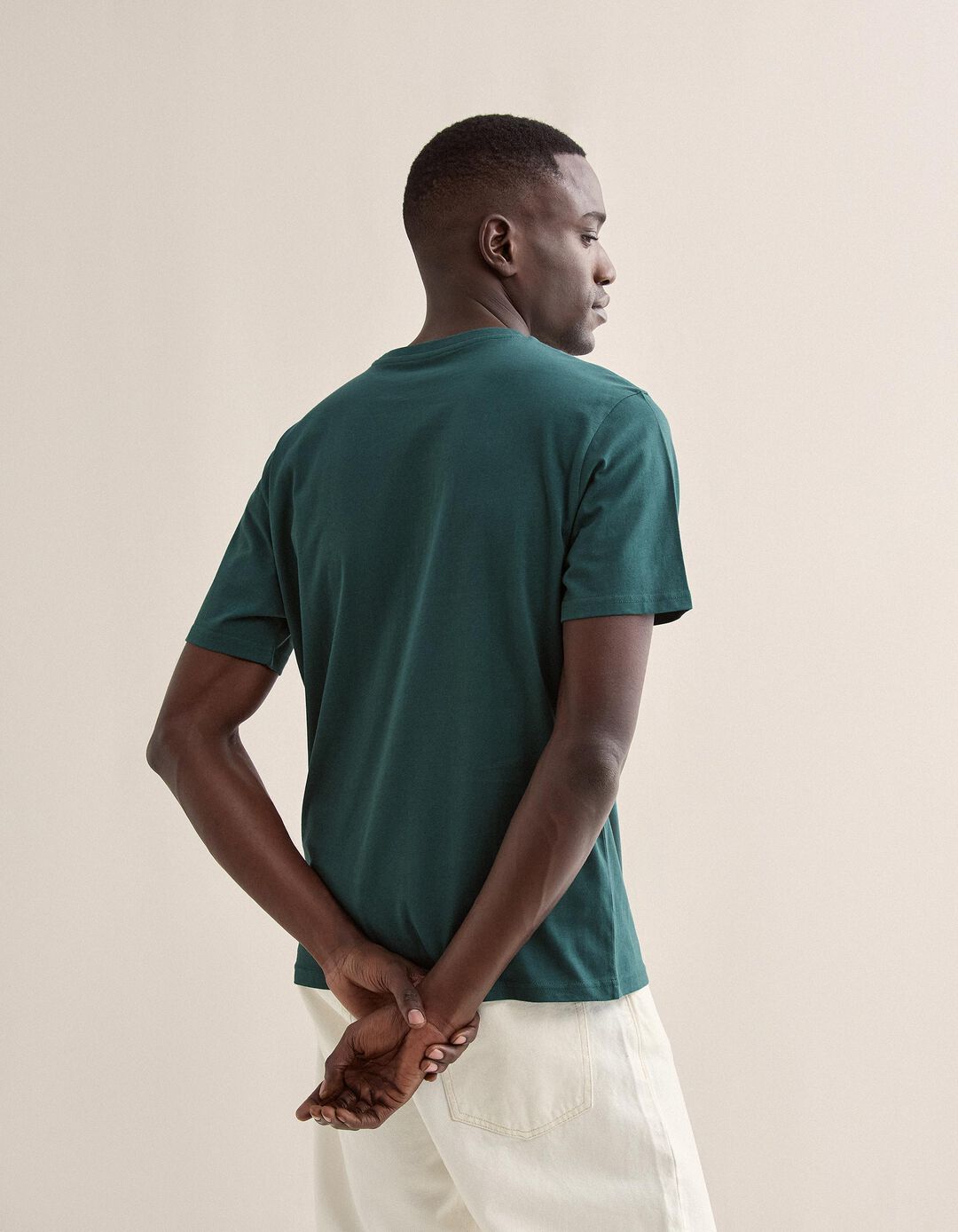 T-shirt, Homem, Verde