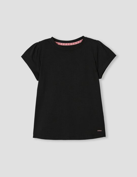 T-Shirt, Girls, Black
