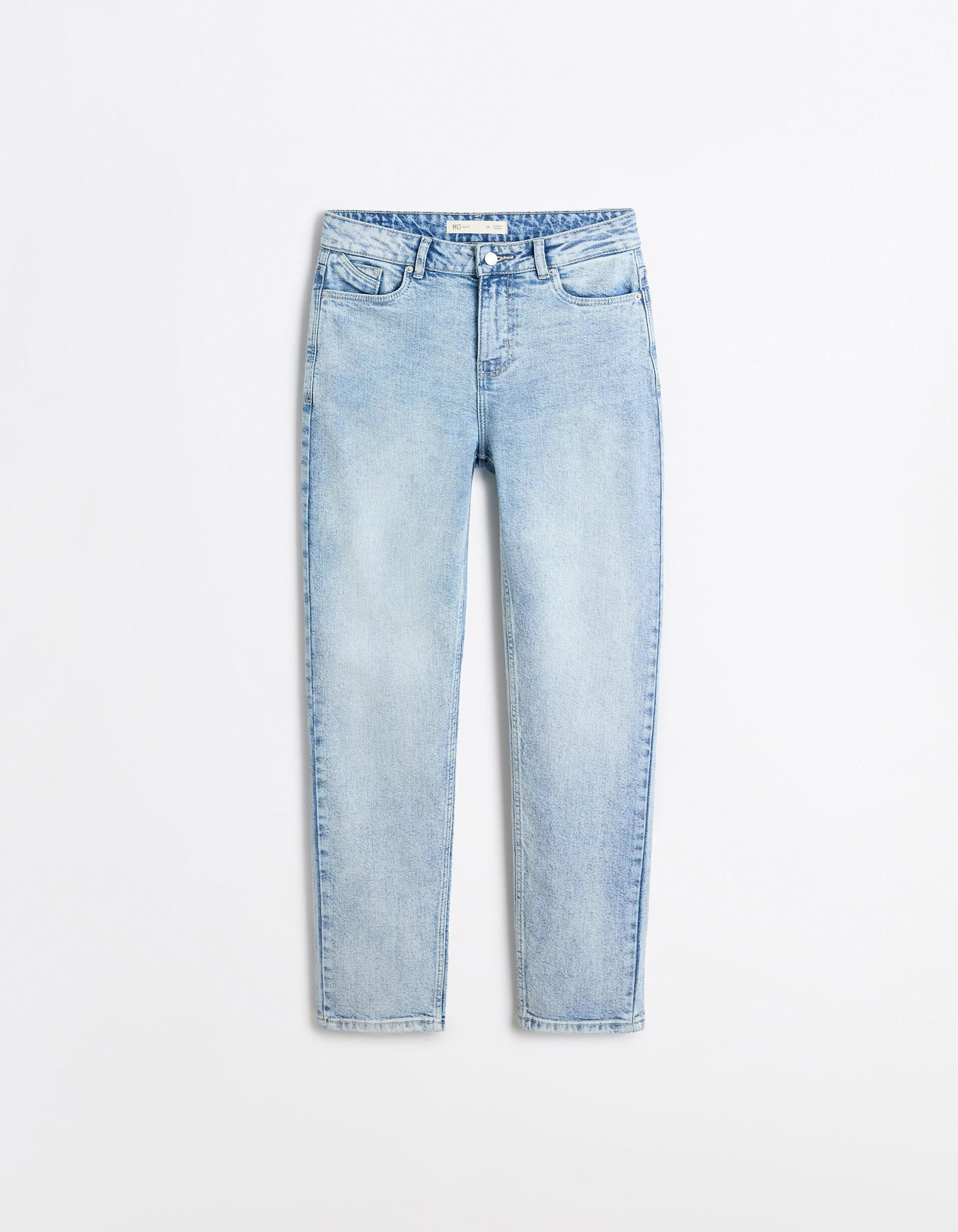 Comprar Online Cal&ccedil;as de Ganga 'Tapered Mom Fit', Mulher, Azul Claro