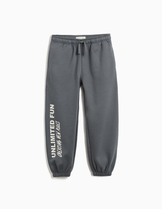 Comprar Online Calças Jogging de Felpa, Menino, Azul
