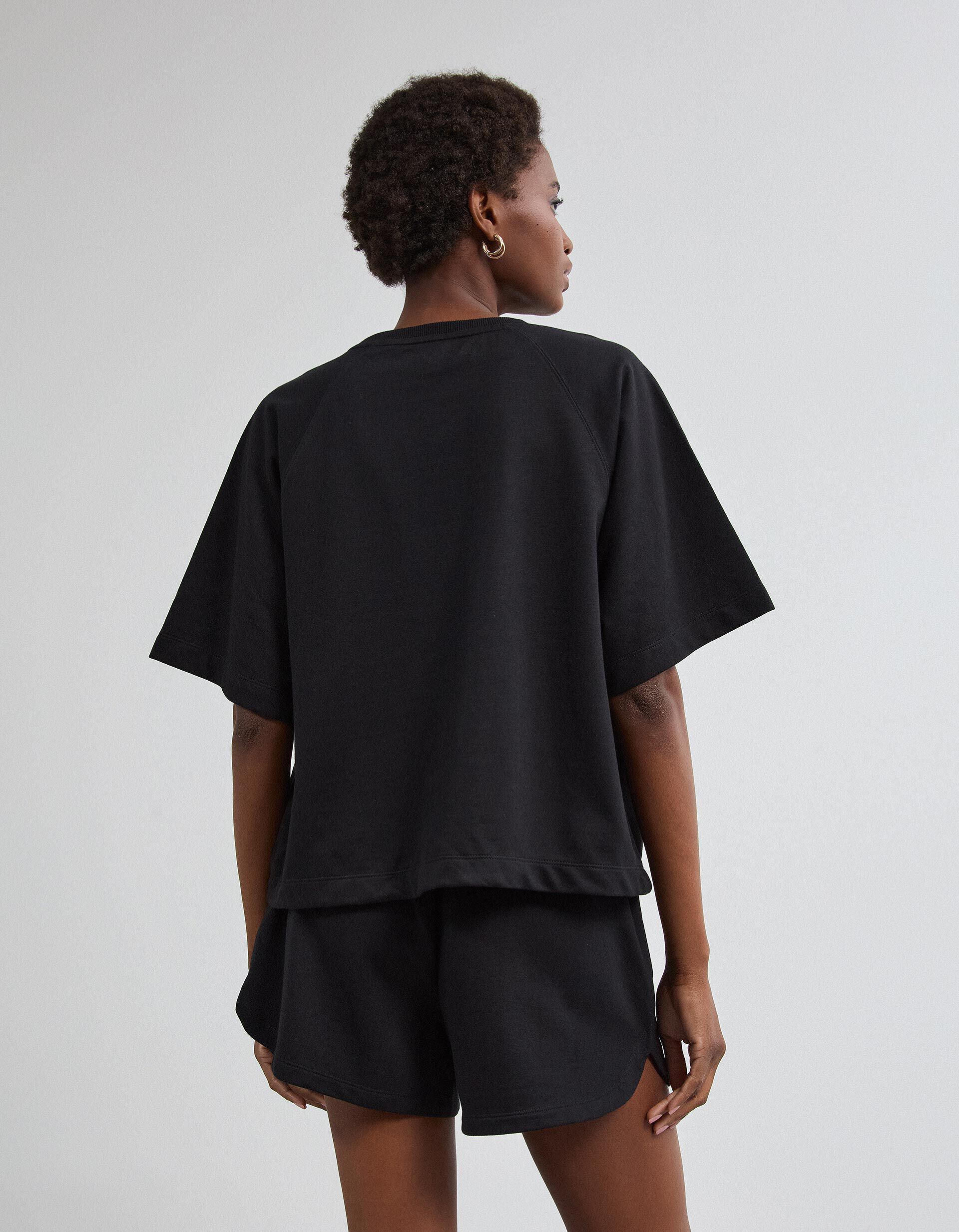 Comprar Online T-shirt De Manga Curta, Mulher, Preto 