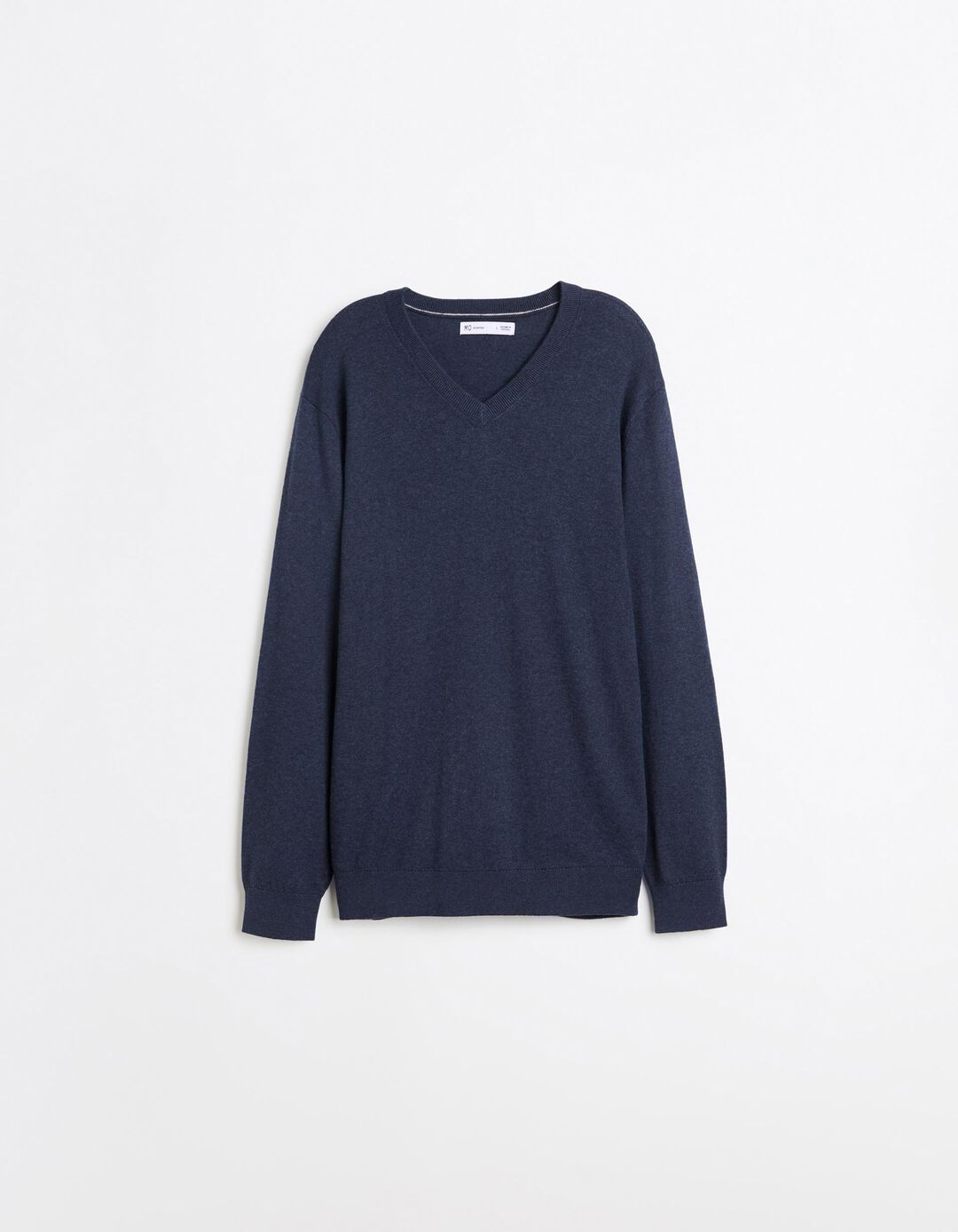 Camisola De Malha Com Caxemira, Homem, Azul Escuro