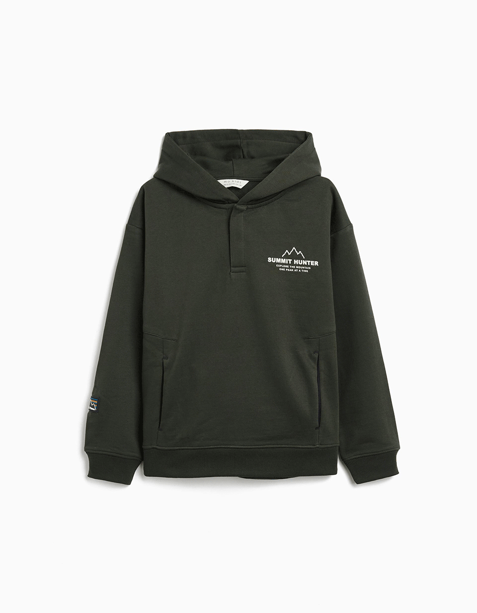 Comprar Online Sweatshirt com Capuz, Menino, Verde Escuro